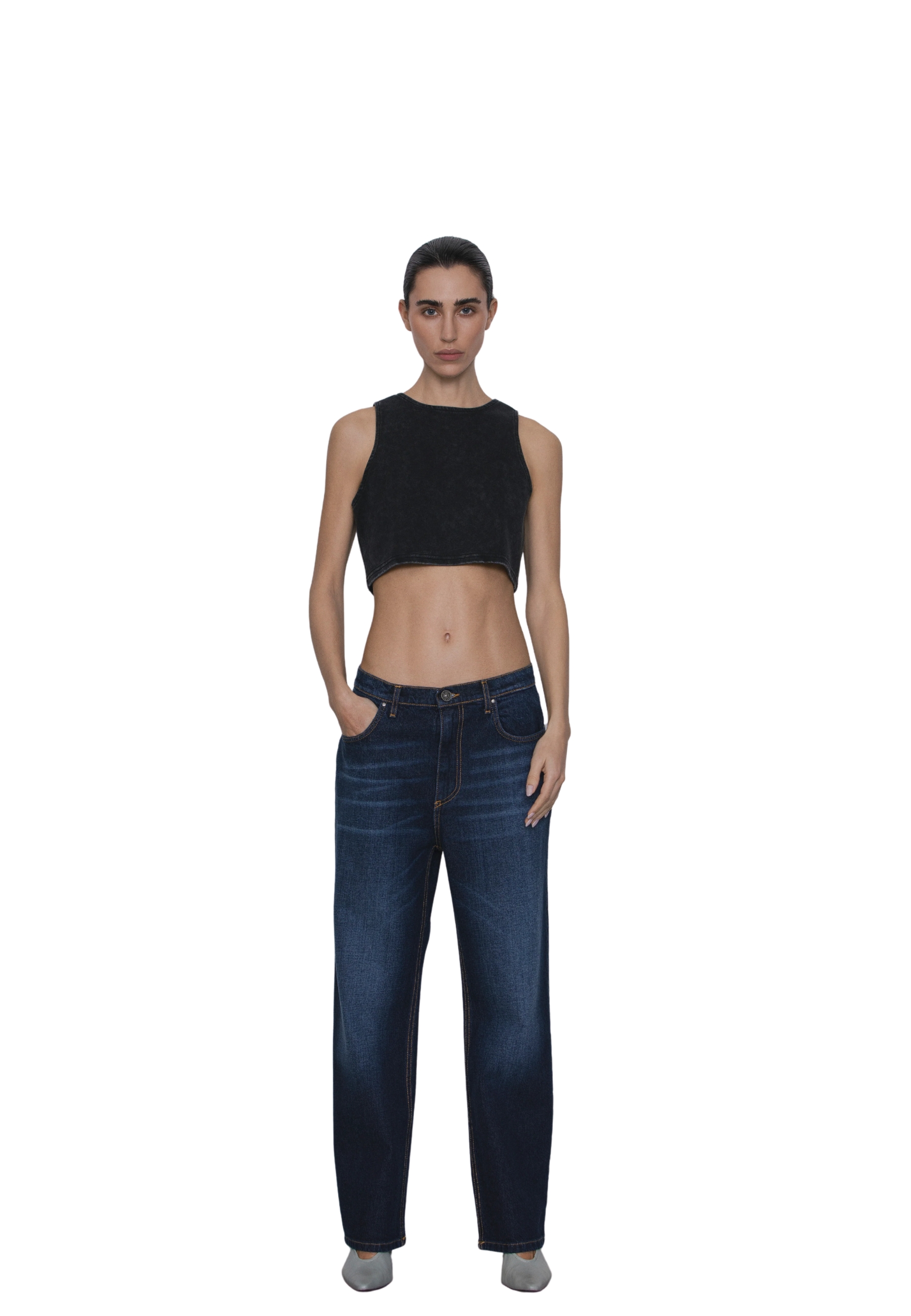 jeans God Save Denim Taille basse