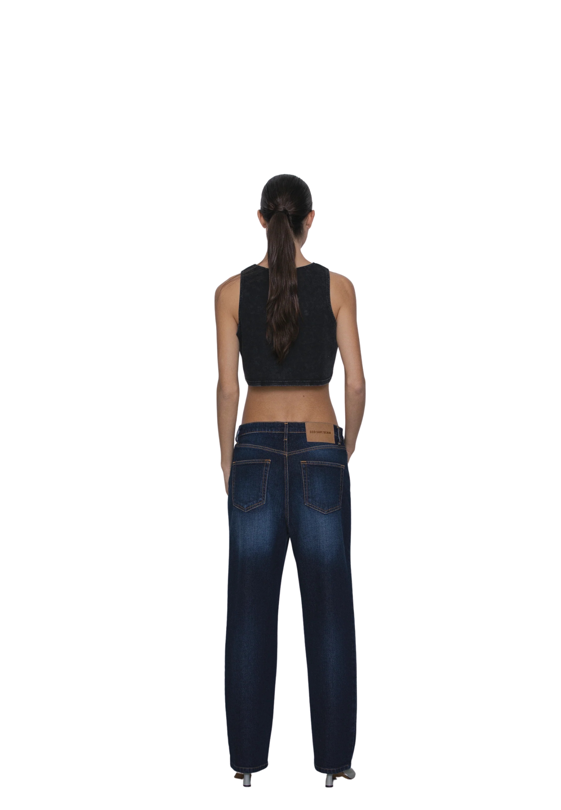 jeans God Save Denim Taille basse