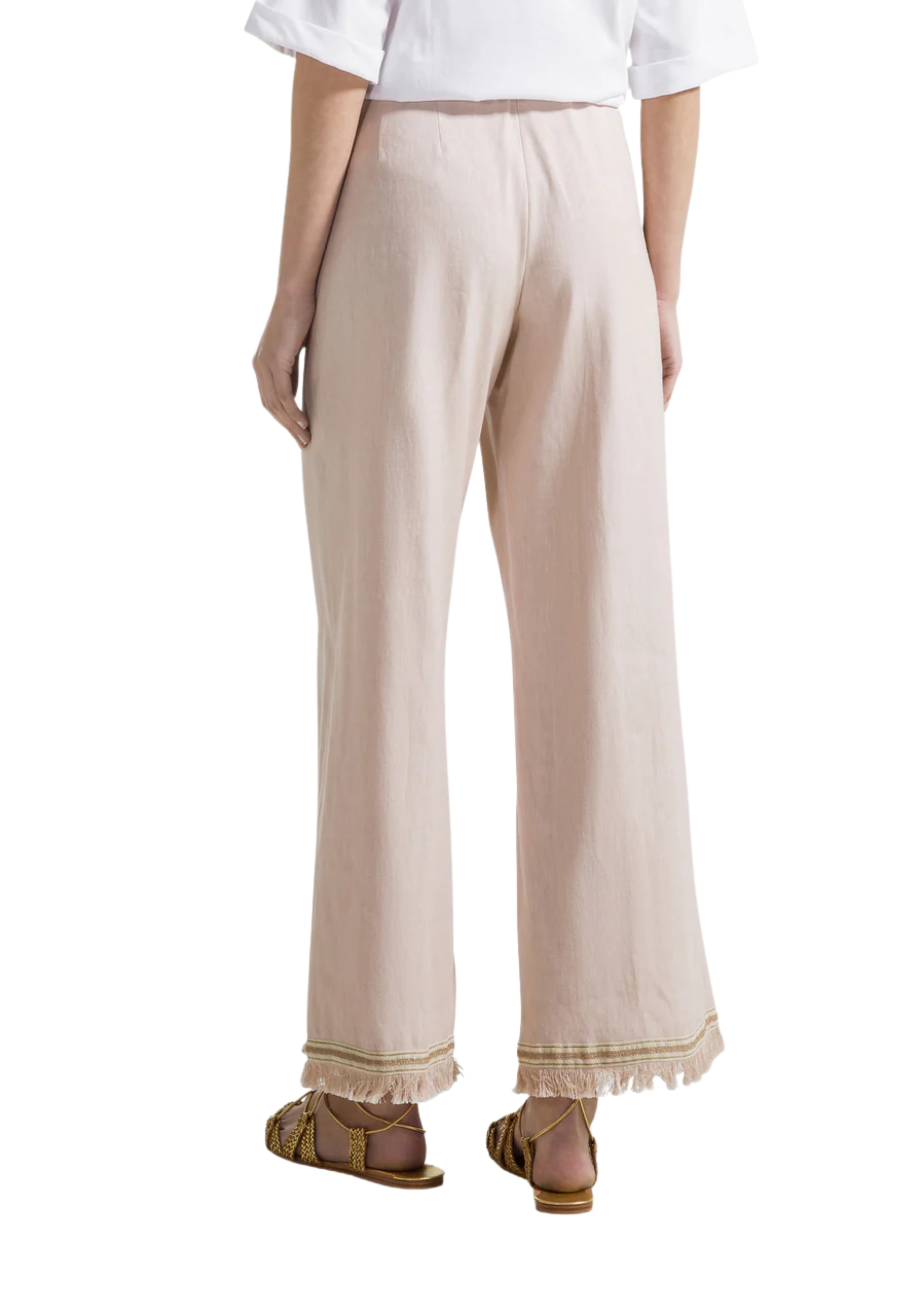 PANTALONE Donna Seventy AL FONDO CON FRANGIA 