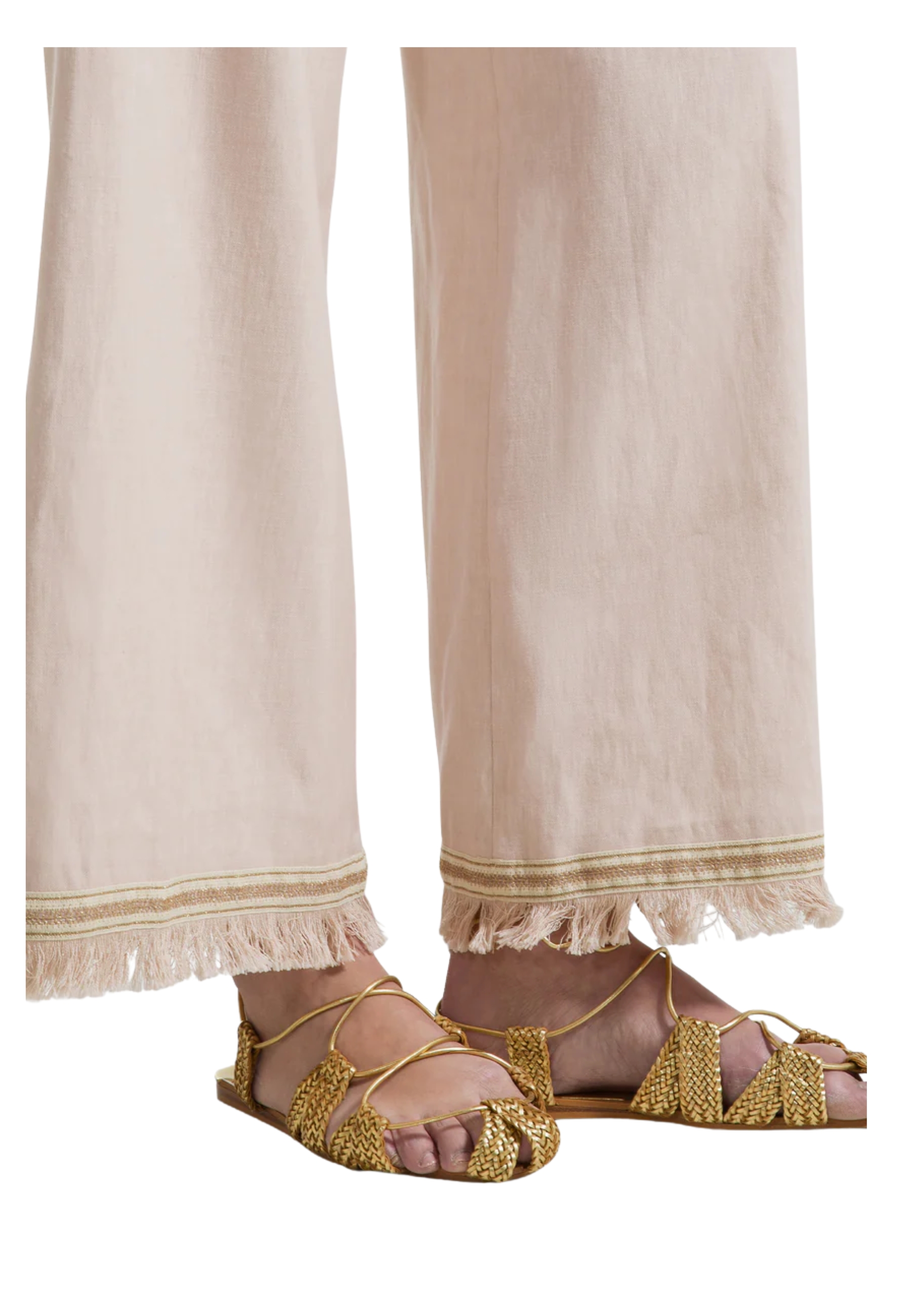 PANTALONE Donna Seventy AL FONDO CON FRANGIA 