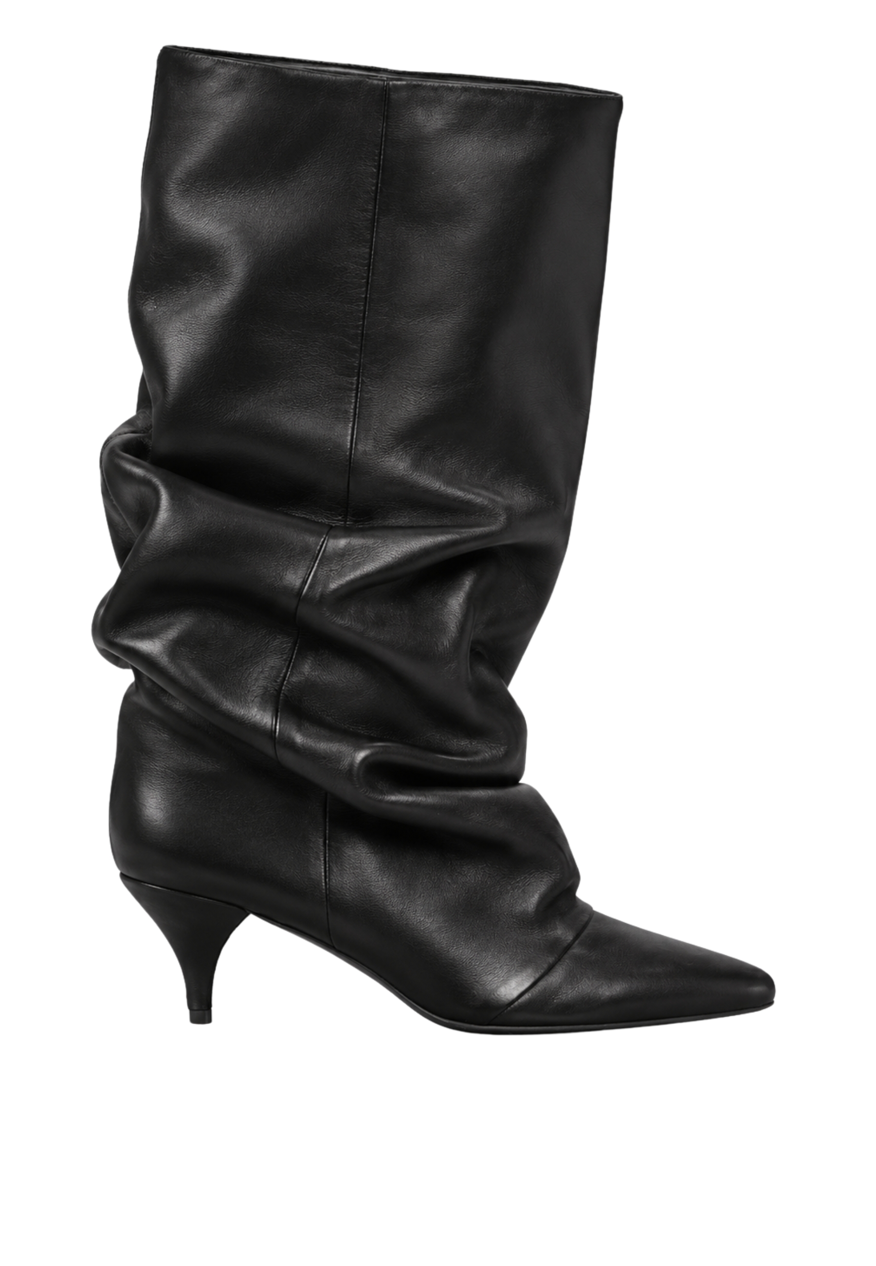 Botas de cuero curled Ovyè