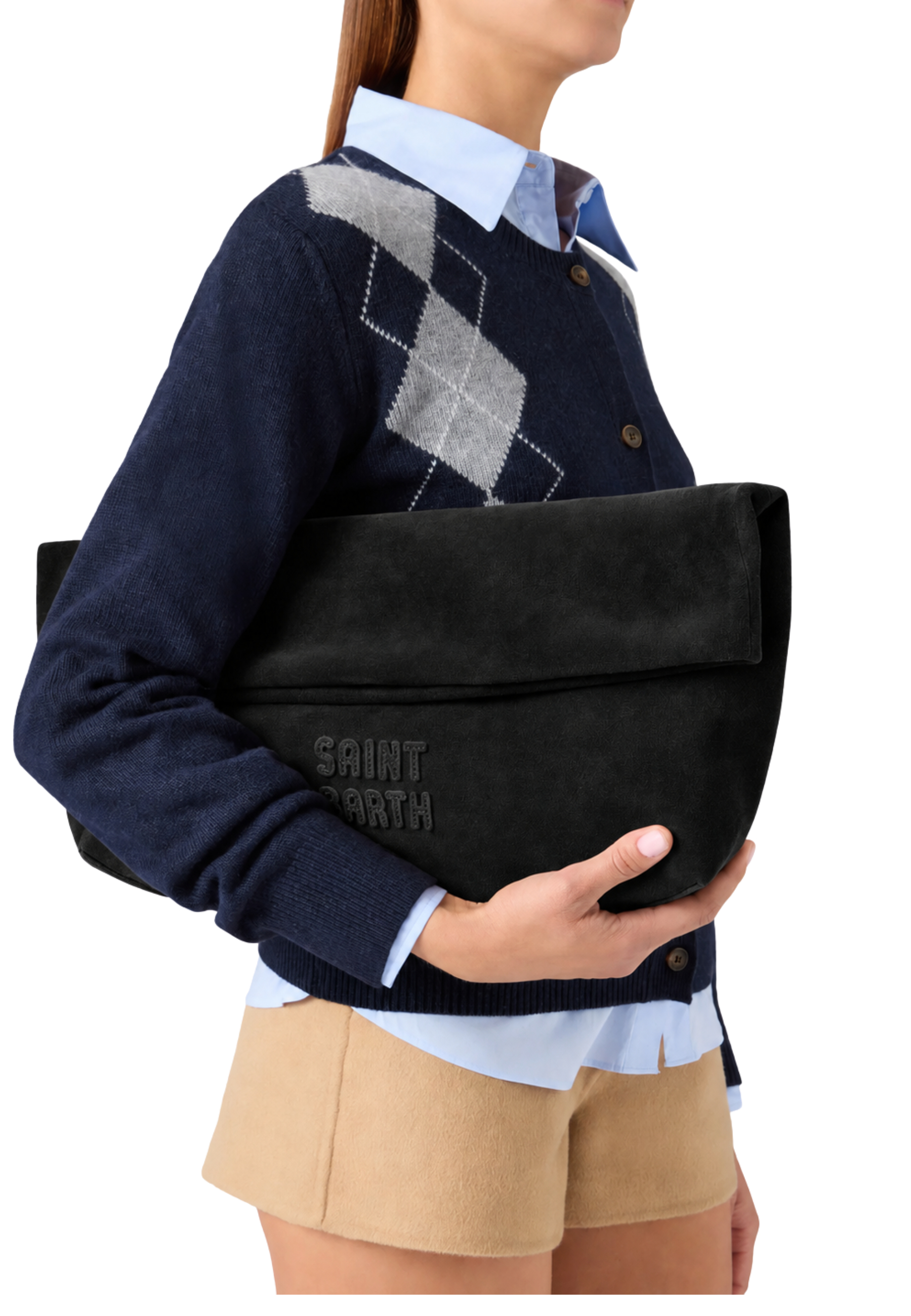 pouch Saint Barth con logo