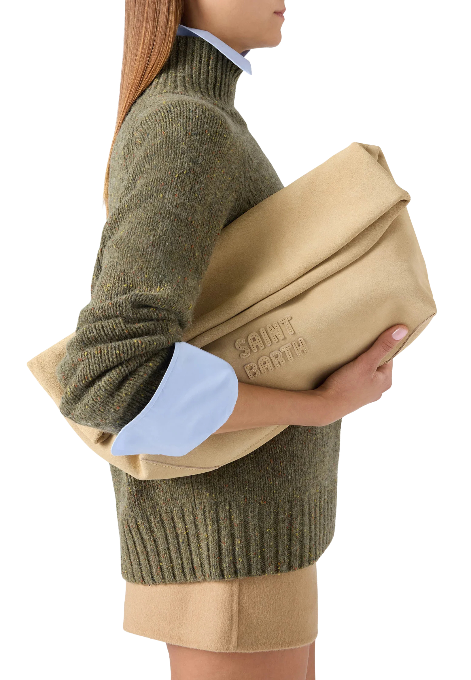 pouch Saint Barth con logo
