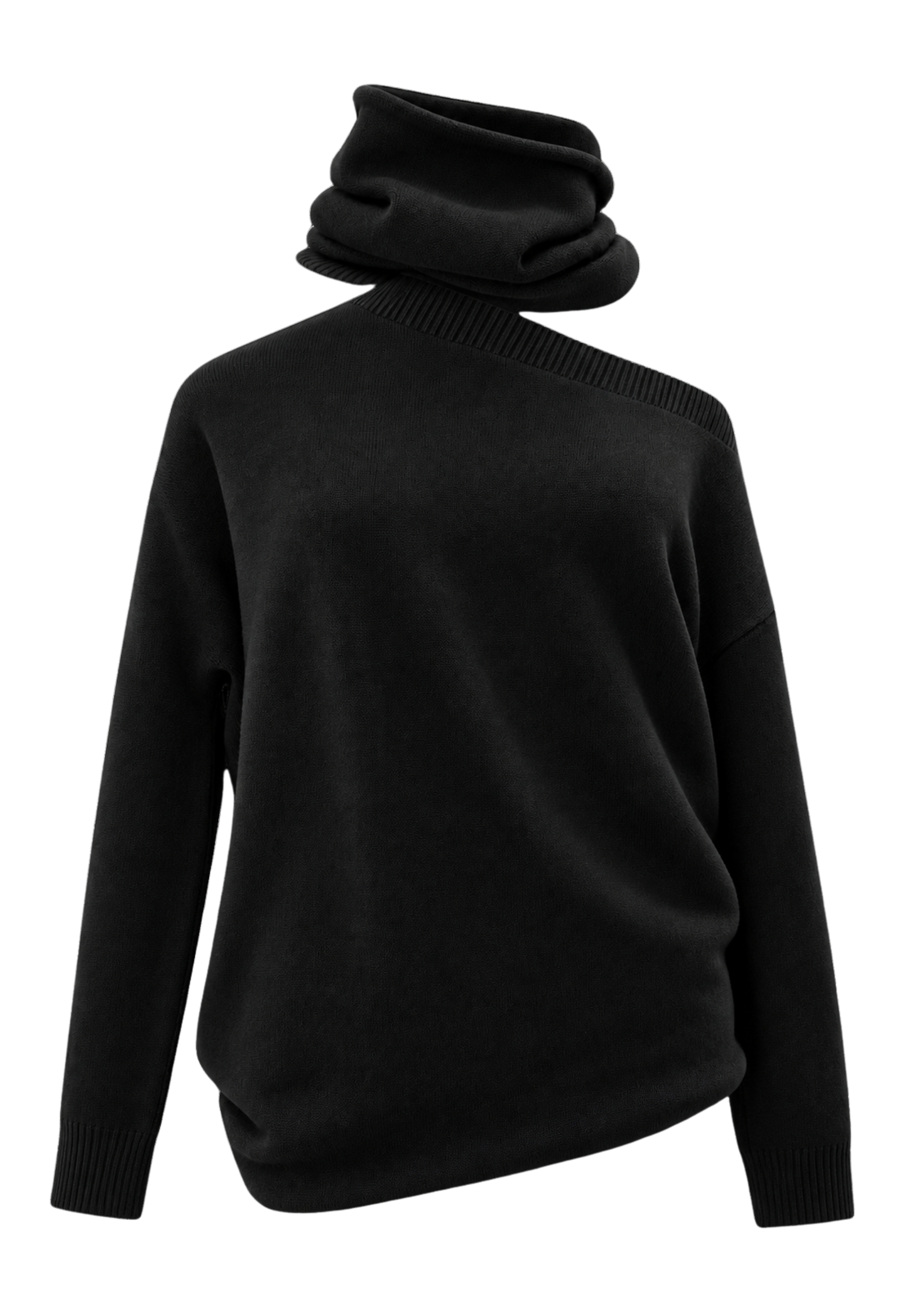 MAGLIA ASSIMETRICA MVM CON COLLO 