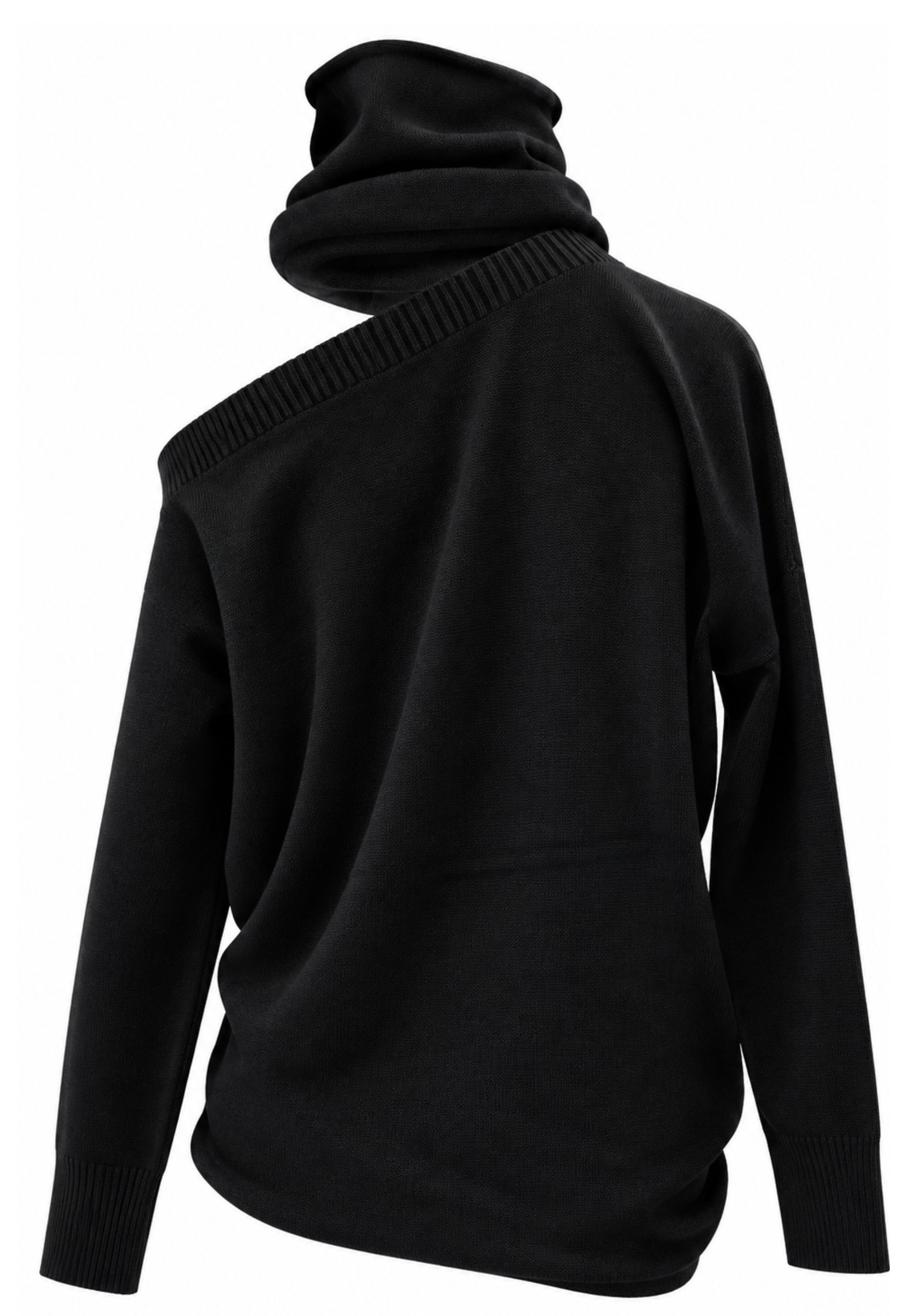 MAGLIA ASSIMETRICA MVM CON COLLO 
