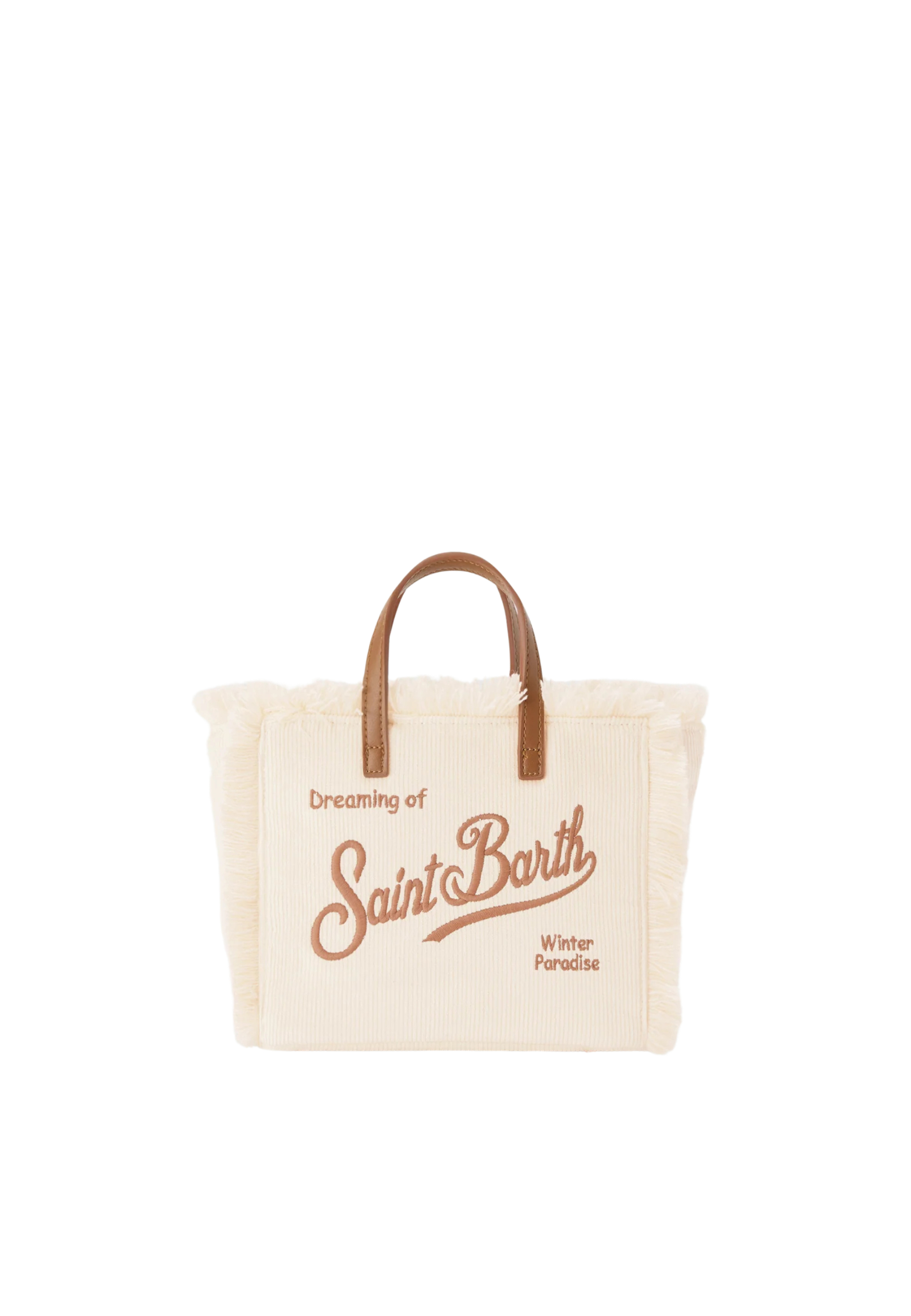 mini bolsa Saint Barth velvet ribbed