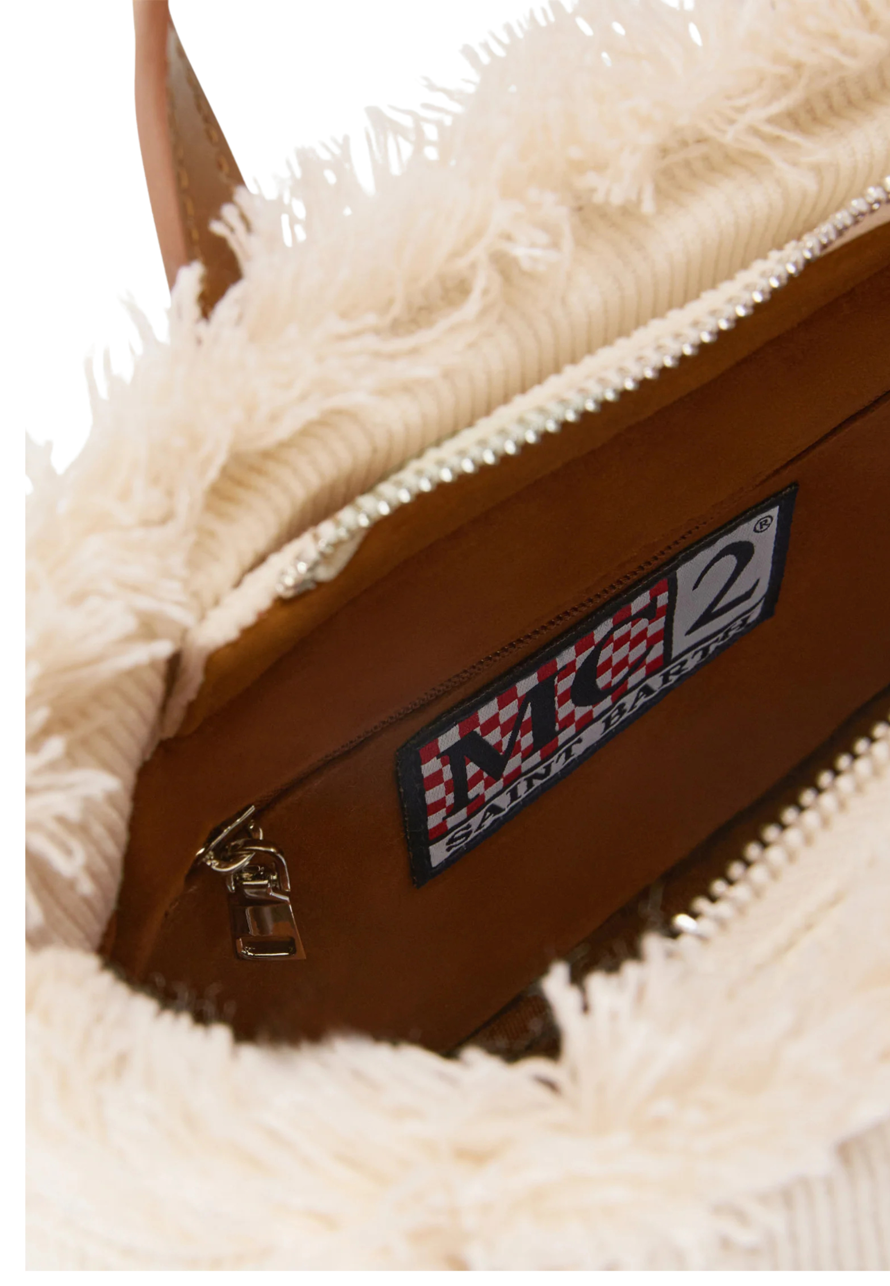 mini bolsa Saint Barth velvet ribbed