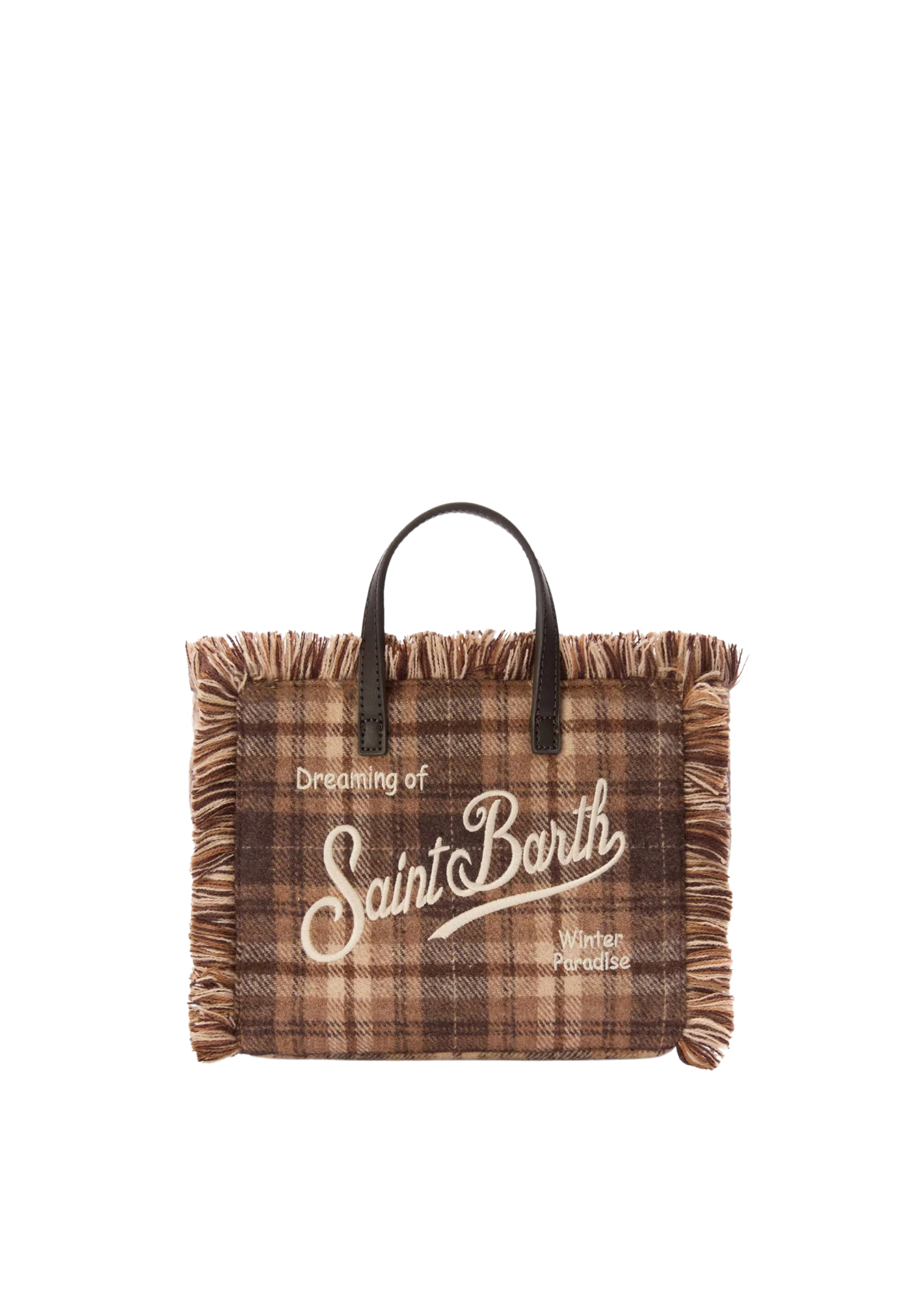 mini bolsa Saint Barth Tartan 1812emb
