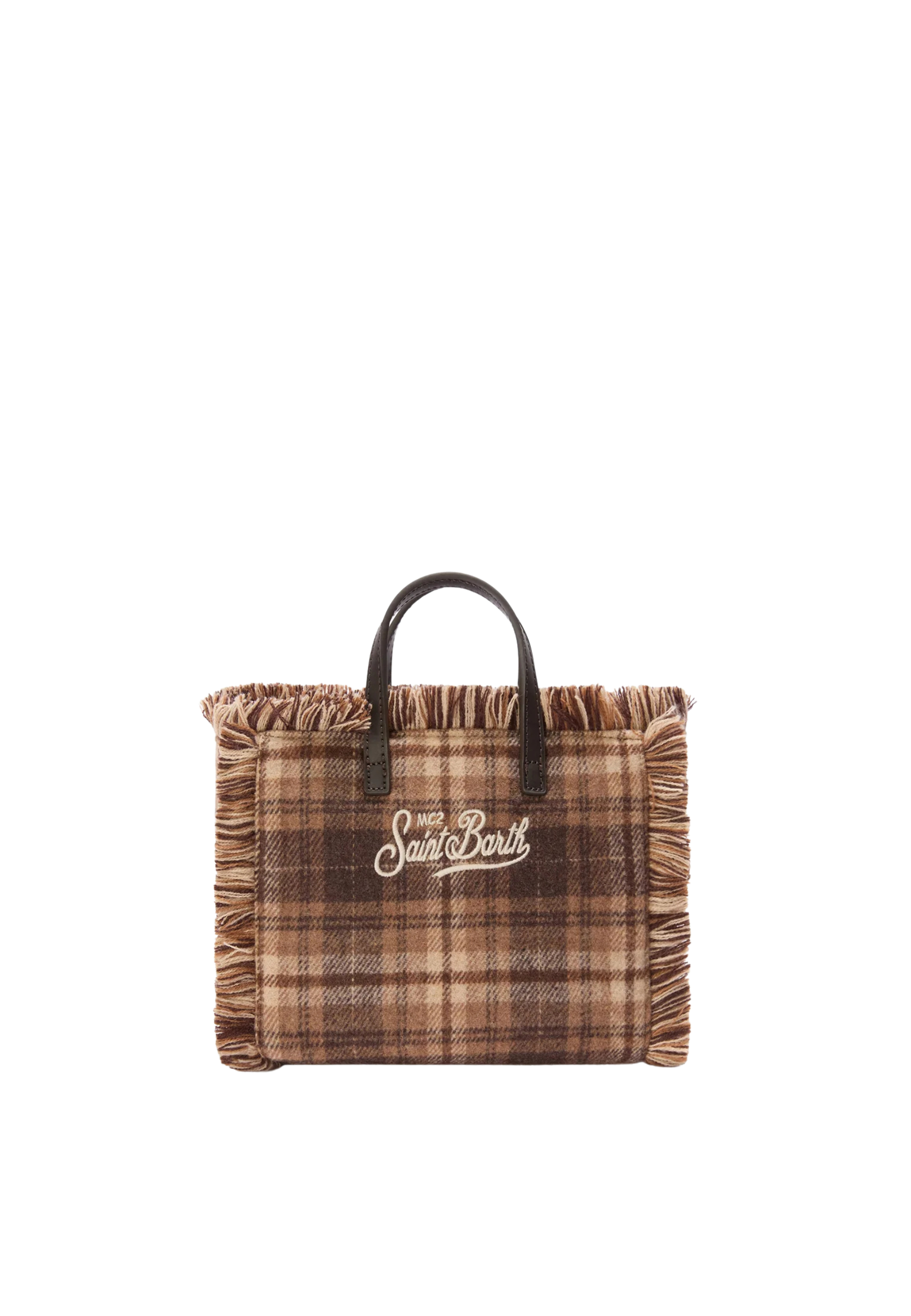 mini bolsa Saint Barth Tartan 1812emb