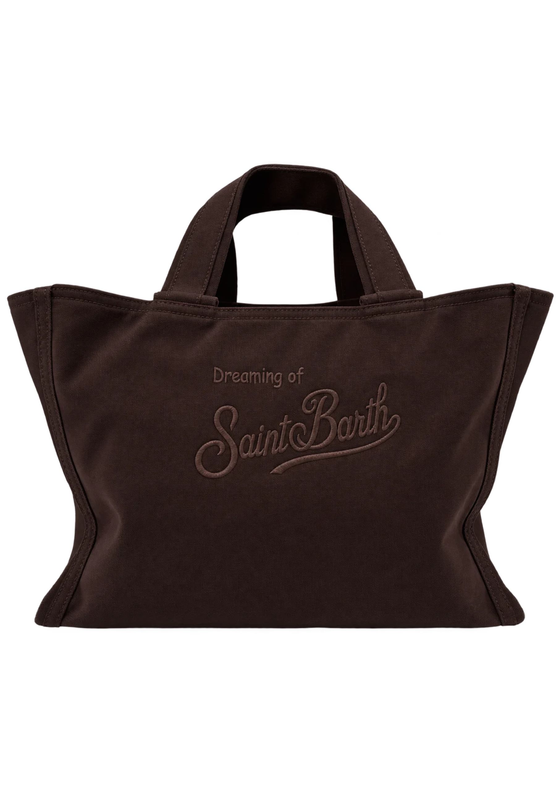 bolsa grande Saint Barth escrito teñido en tinte
