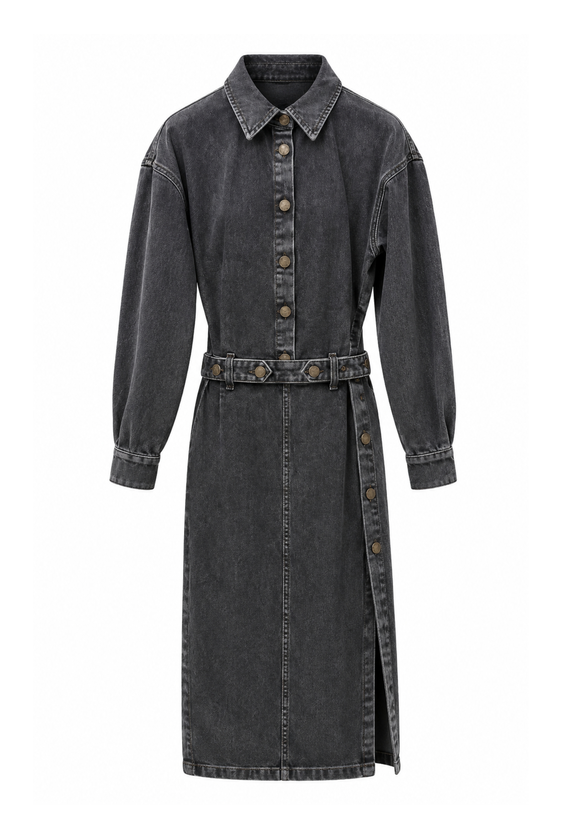 vestido mini denim gigi Akep