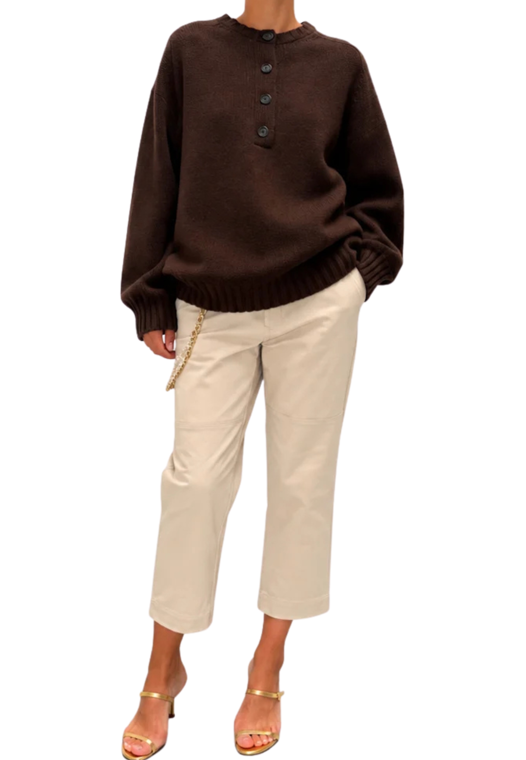 three buttons sweater The M