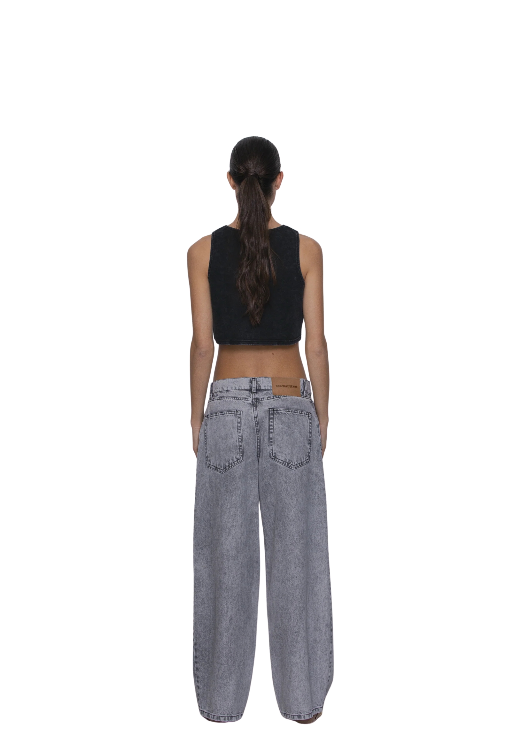 jeans jeans God Save Denim Baja cintura