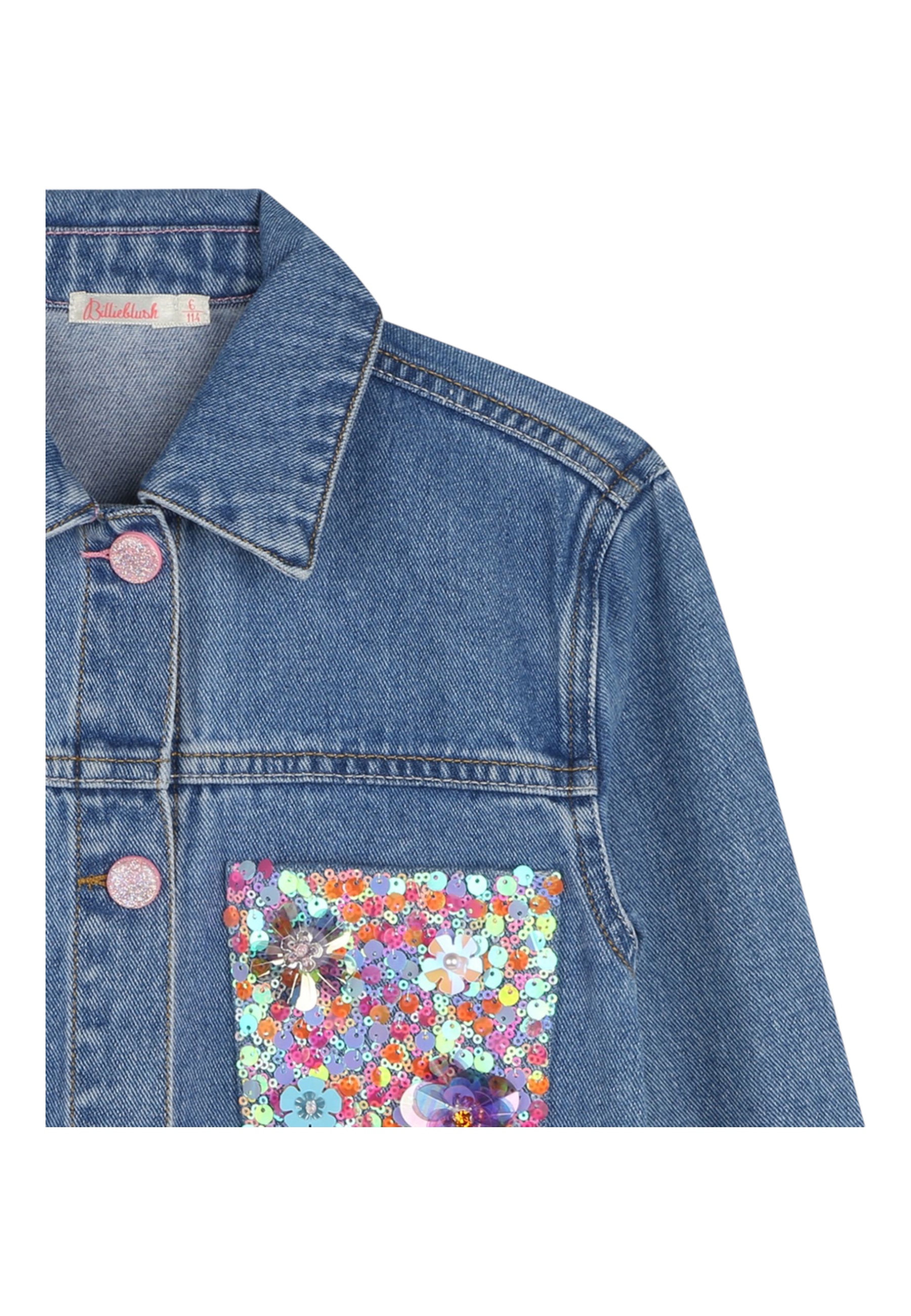 Girls Billieblush Denim Jacket - Picture 8 of 8