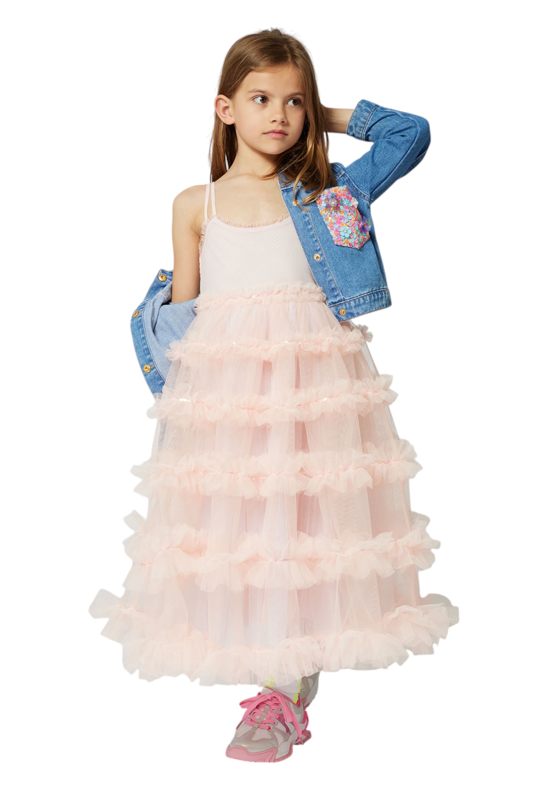 Girls Billieblush Denim Jacket - Picture 5 of 8