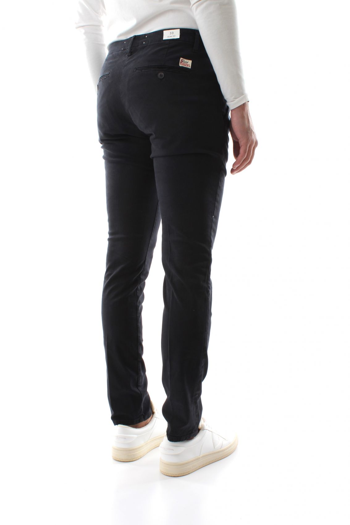 pantaloni uomo roy roger's new rolf rru013 - c8700112 048 blue navy