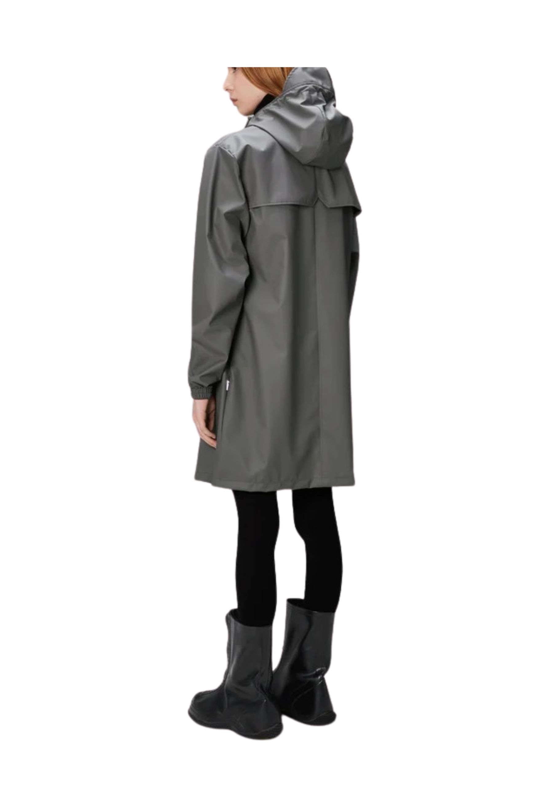 Impermeabile Donna Rains Long Storm Breaker grey 
