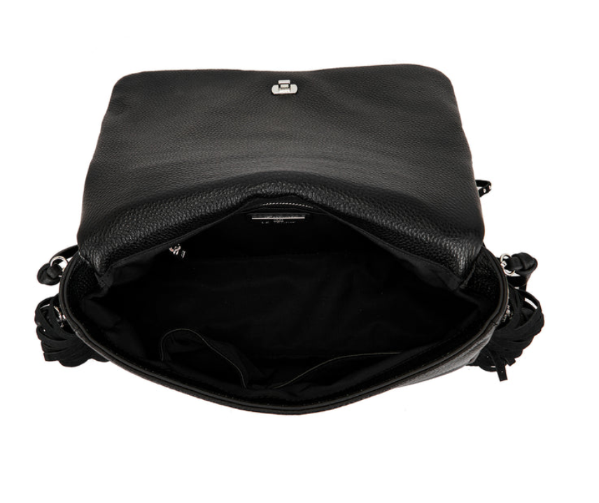 Borsa Donna LACARRIE ROCK MED.ISABEL TUMBLED LEATHER BLACK n67l46