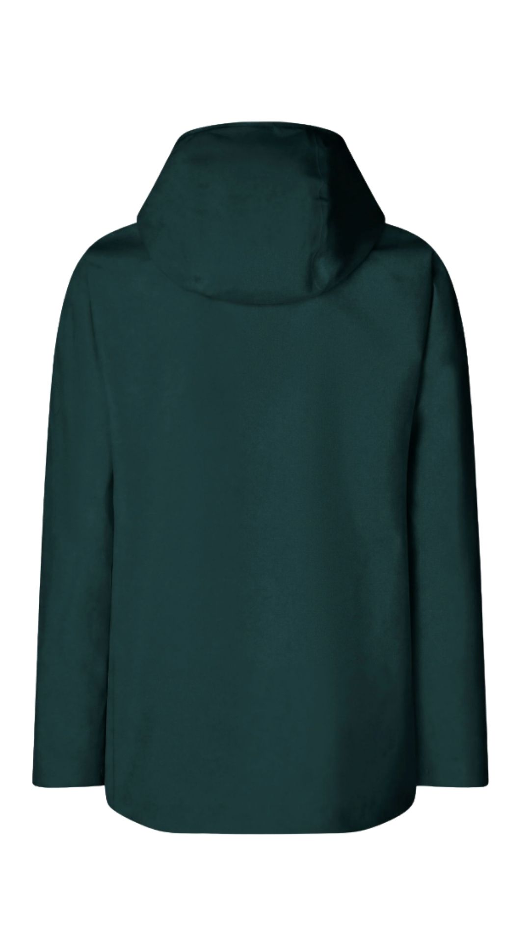 Lange Jacke mit Kapuze Frau Save The Duck Dawa Salamander Grün
