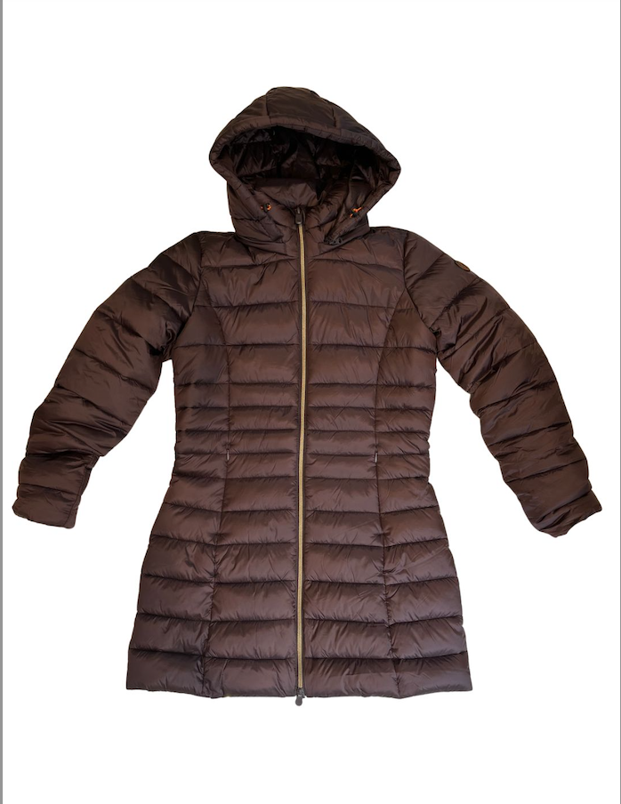 Chaqueta de mujer Save The Duck marrón reese negro kt67s33