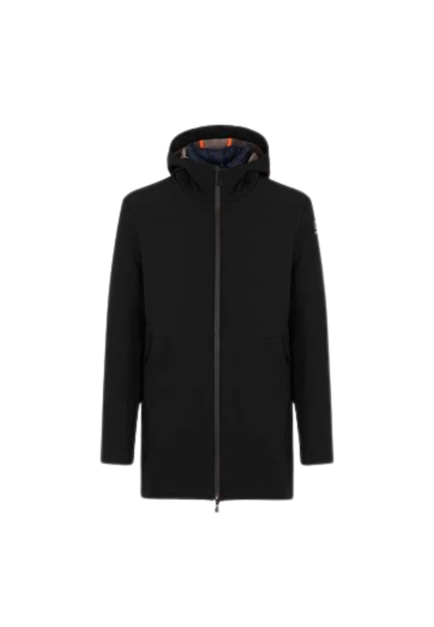 Chaqueta de hombre Suns Mobiliario doble largo Negro / oscuro azul
