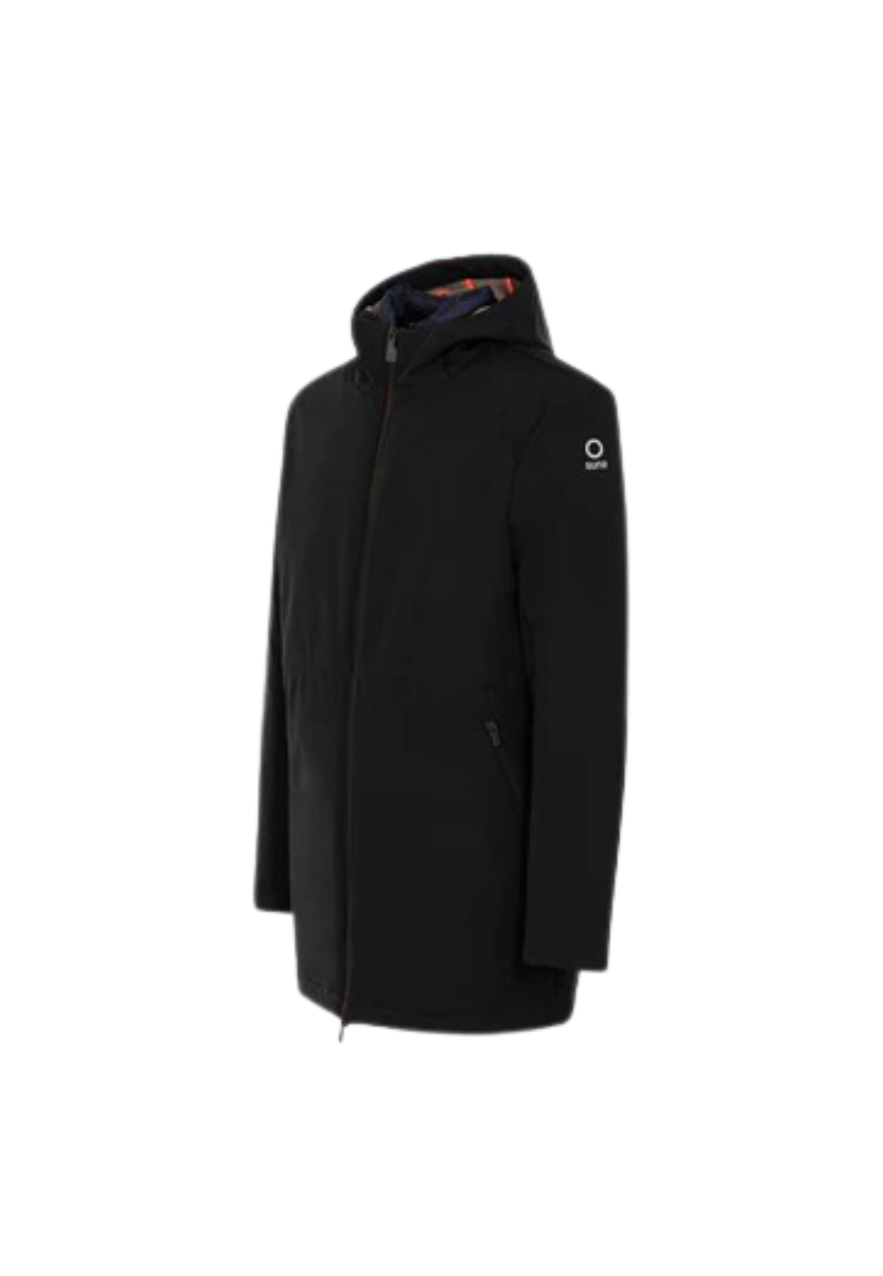 Chaqueta de hombre Suns Mobiliario doble largo Negro / oscuro azul