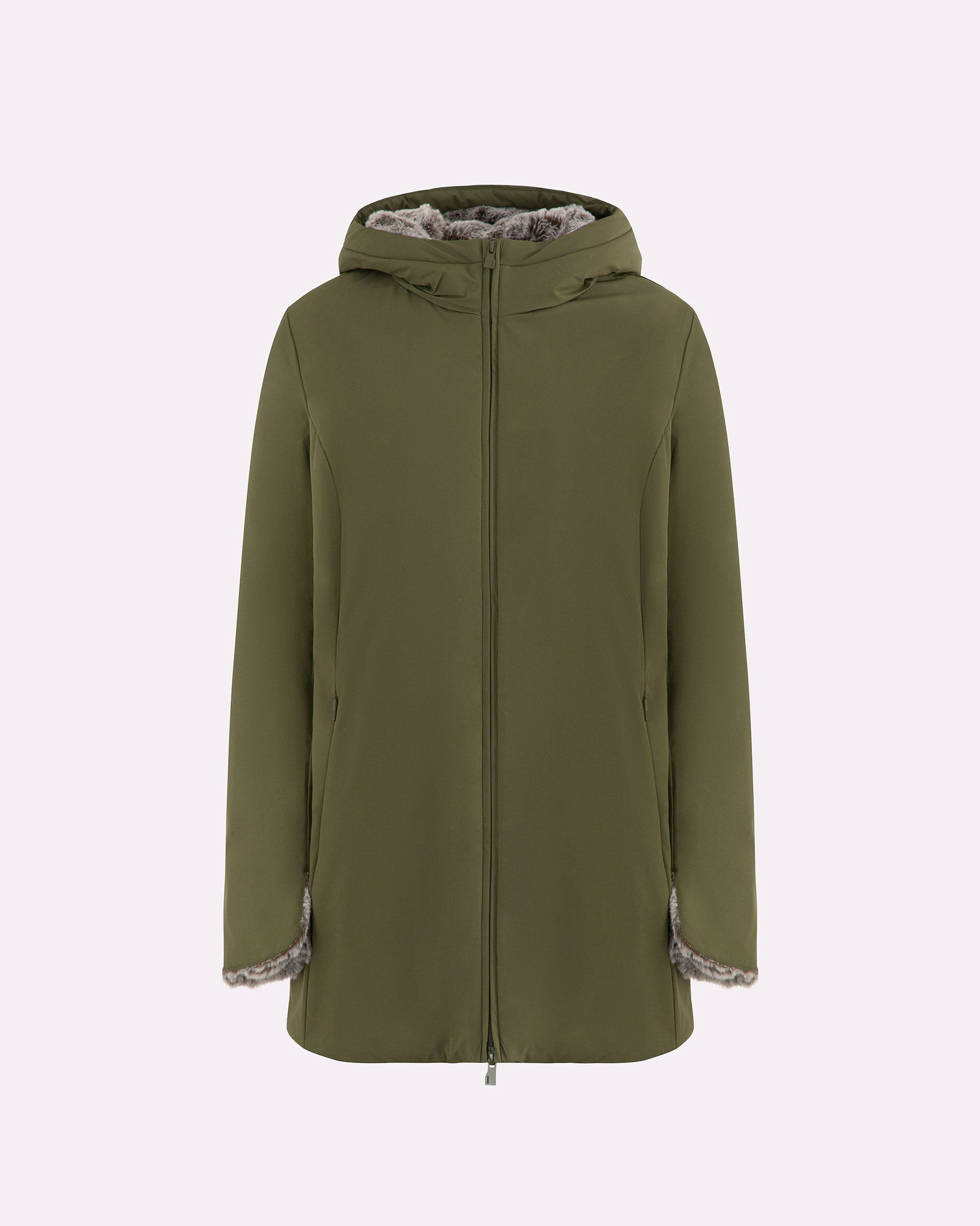 Veste pour femmes Suns Marmolada Fur Army