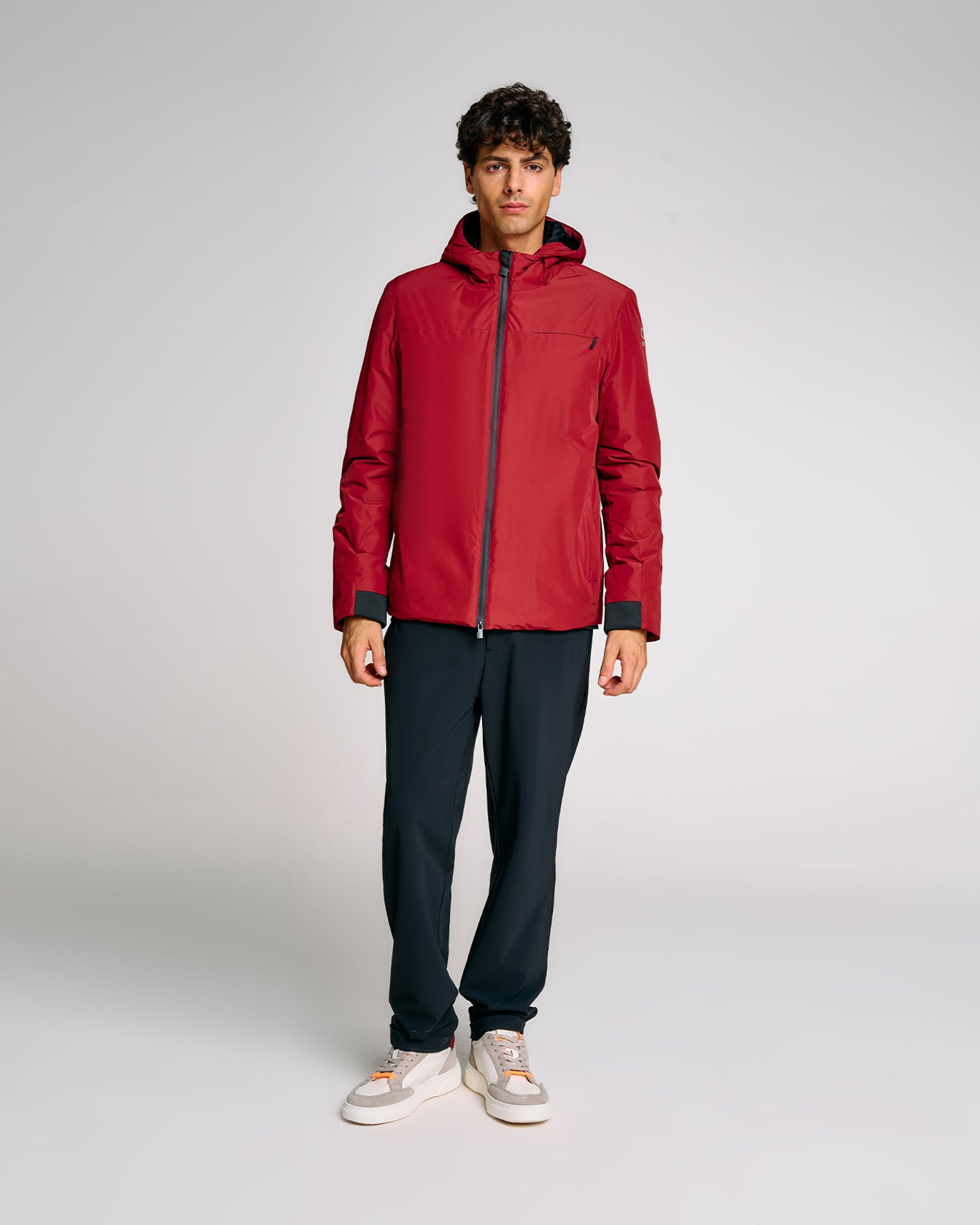 Men's jacket Suns Aurelio Velour Bordeaux