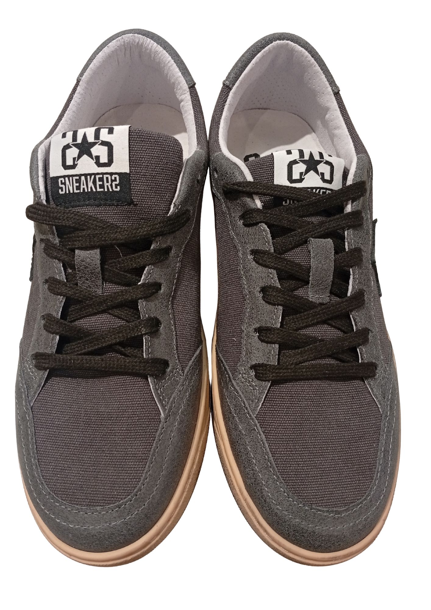 Men's sneakers 2-star Week Star Grey Clear