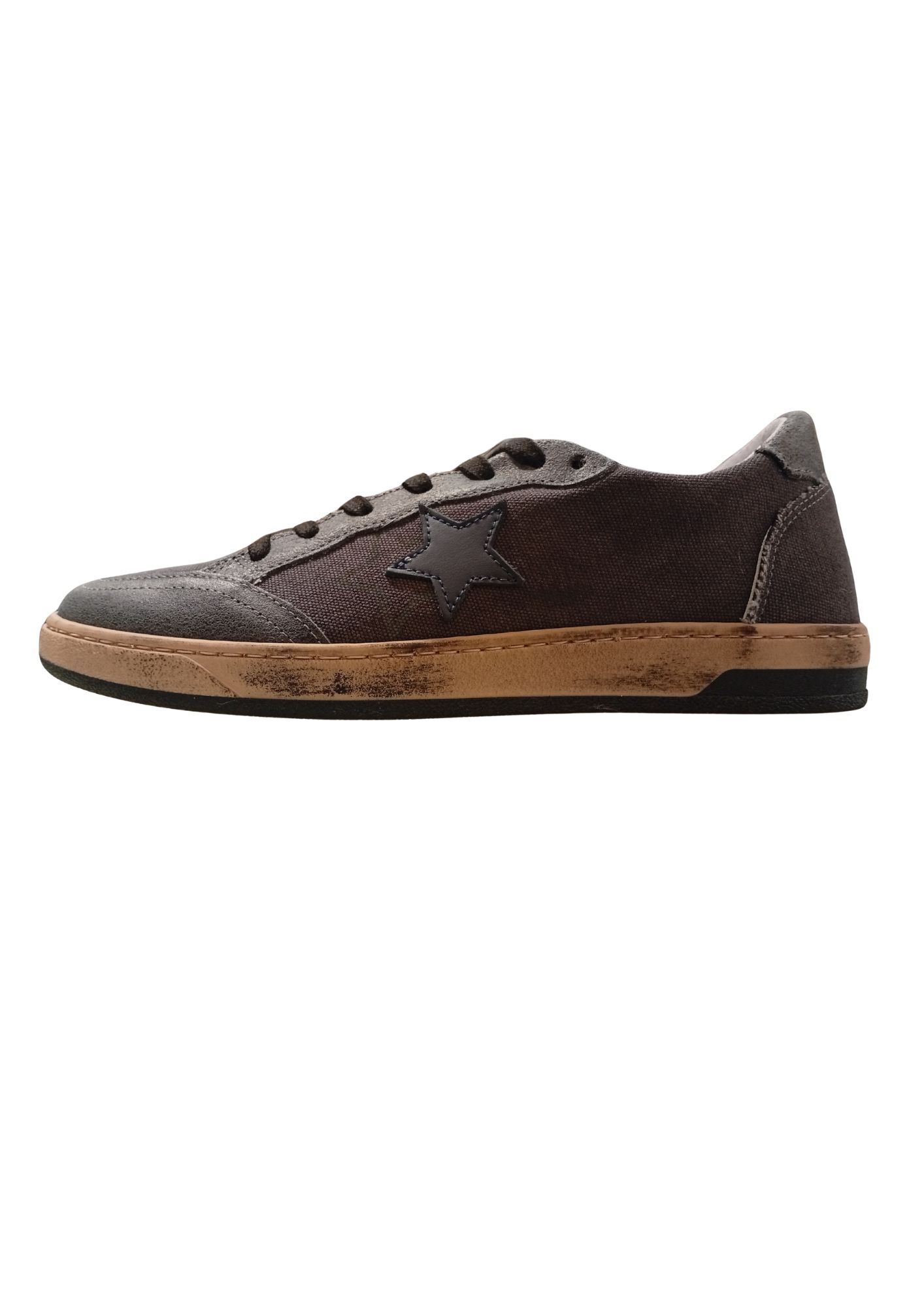 Men's sneakers 2-star Week Star Grey Clear