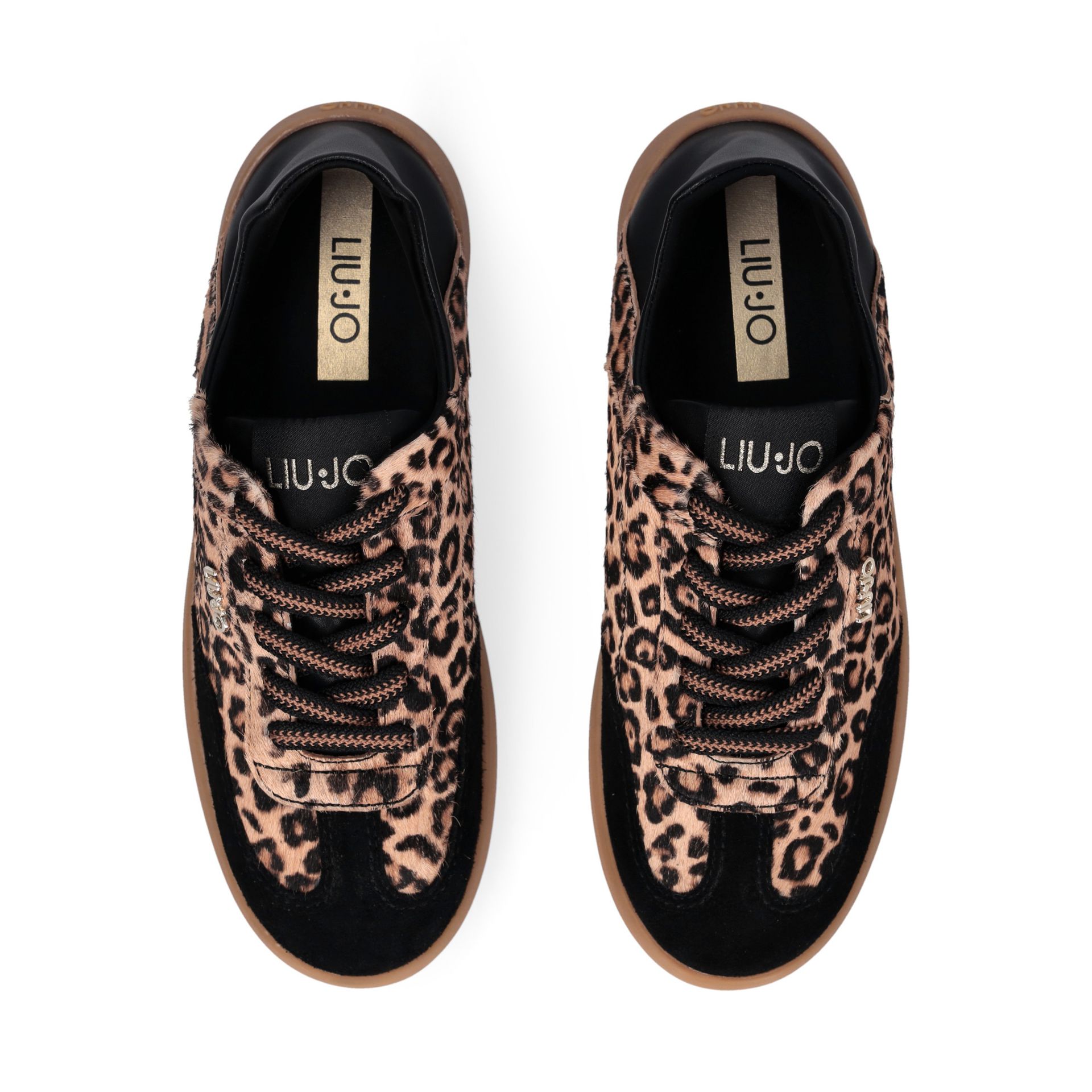 Liu Jo Women's Connor 03 sneakers in Cavallino Leopardato with Rubber sole