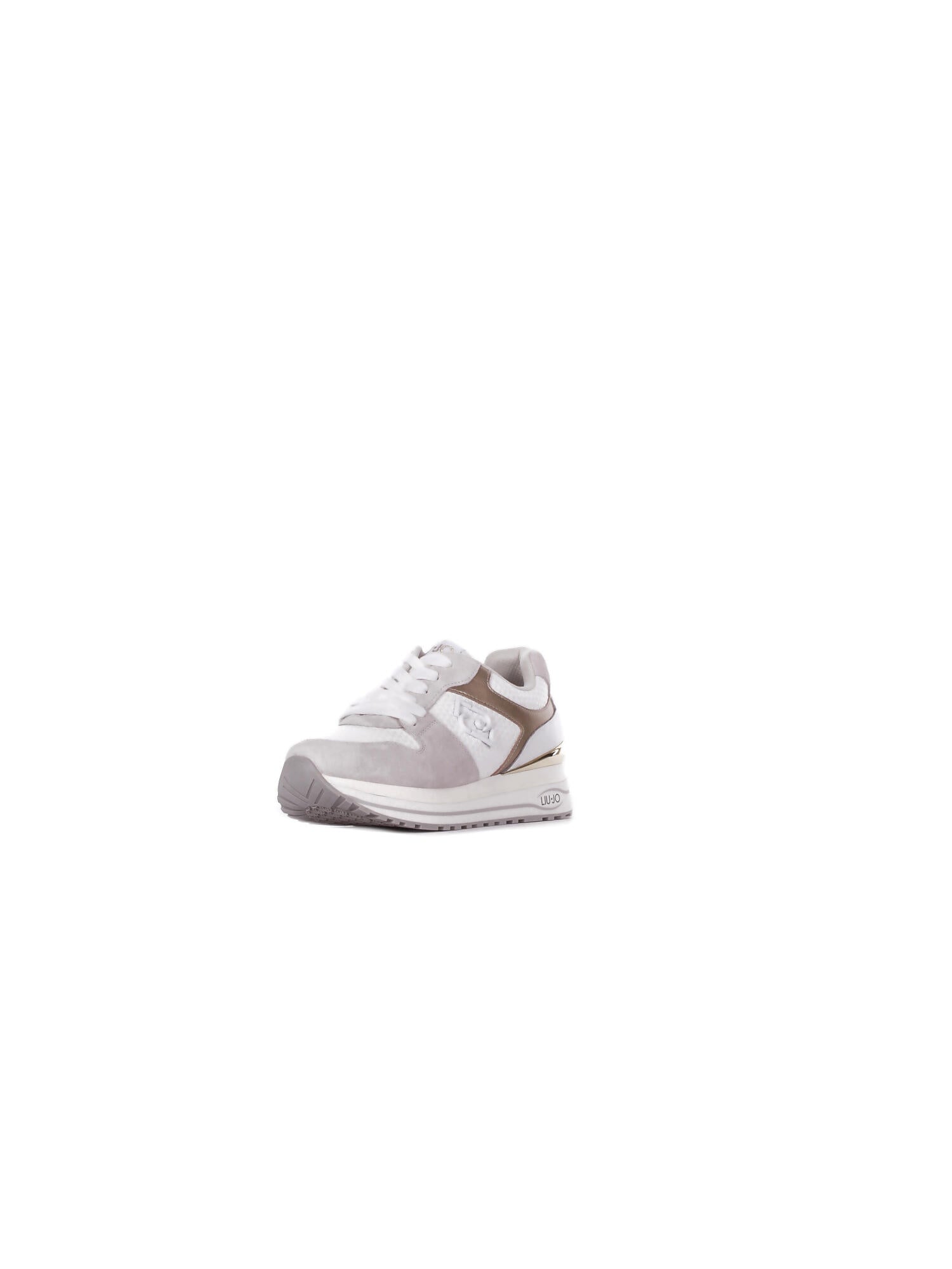 liu jo donna sneakers ba6013px813 s1052 lj maxi wonder 98 white gold