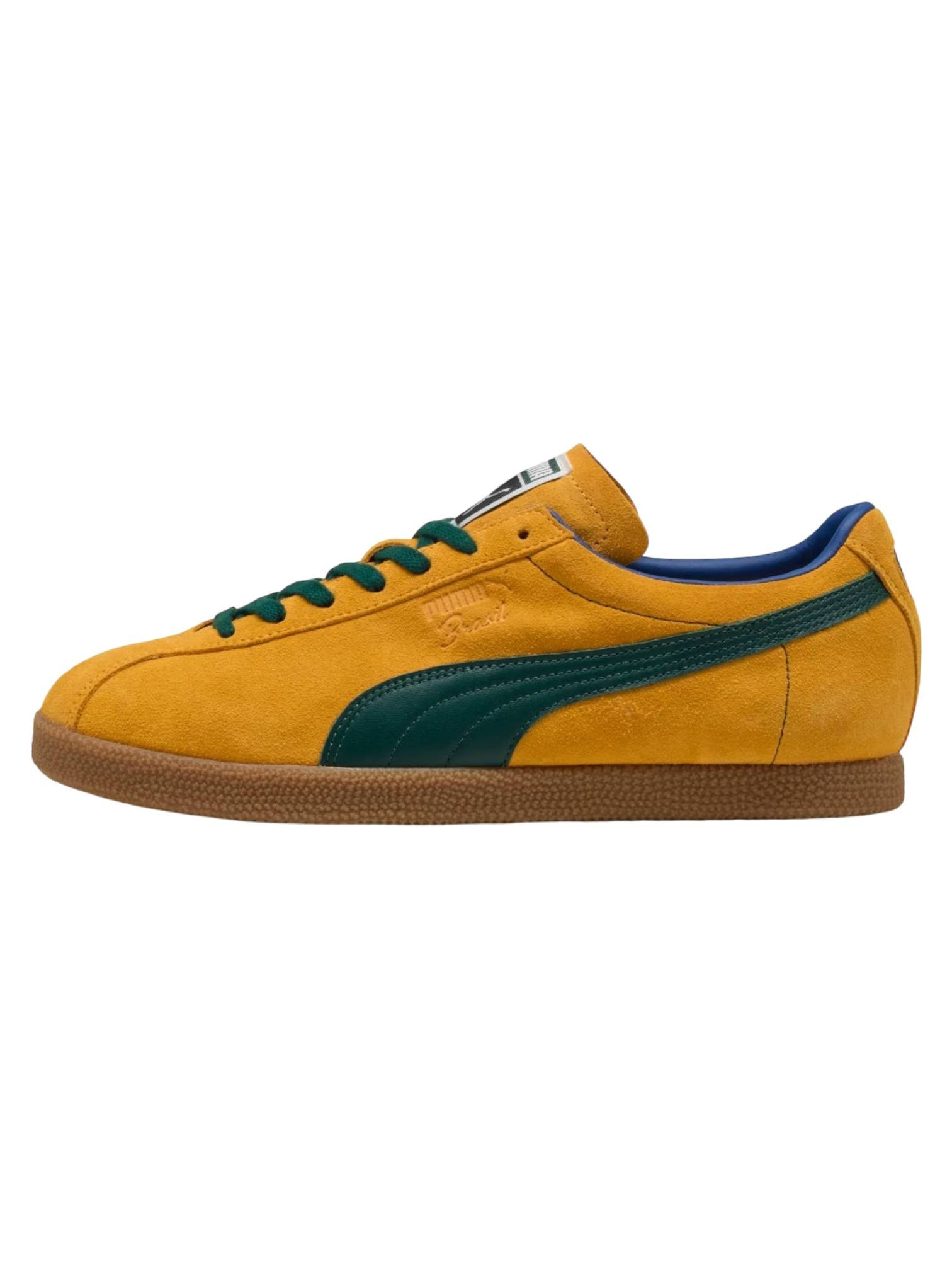 Puma Brasil sneakers in suede unisex - Tangerine-Dark Myrtle