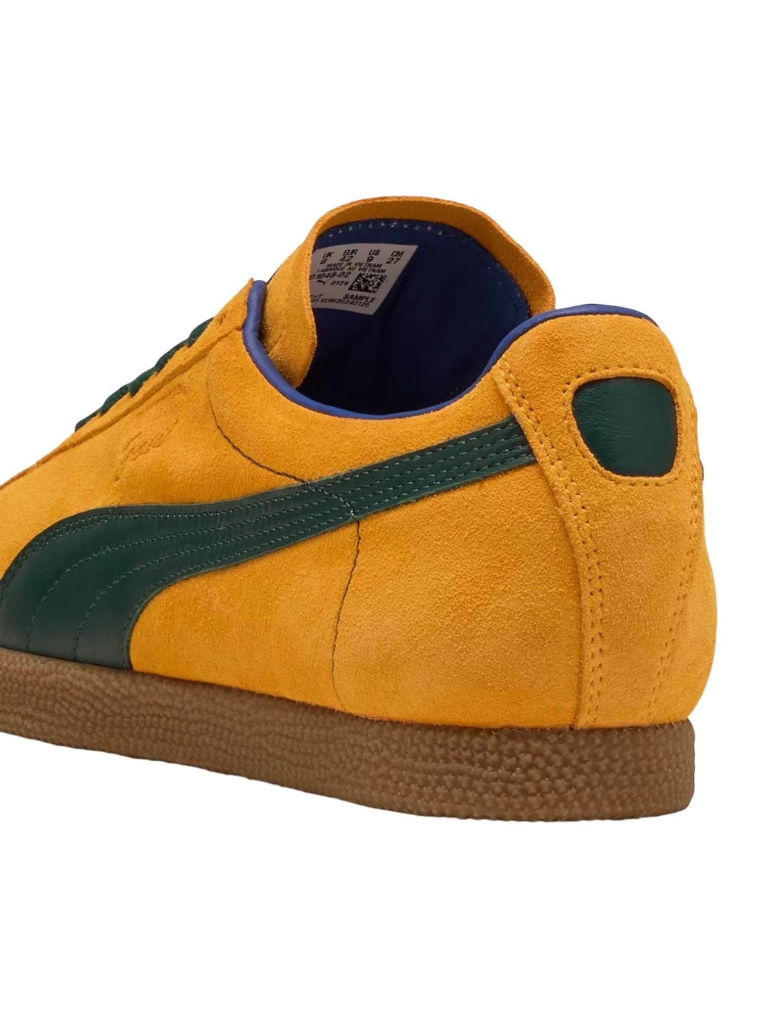 Puma Brasil sneakers in suede unisex - Tangerine-Dark Myrtle