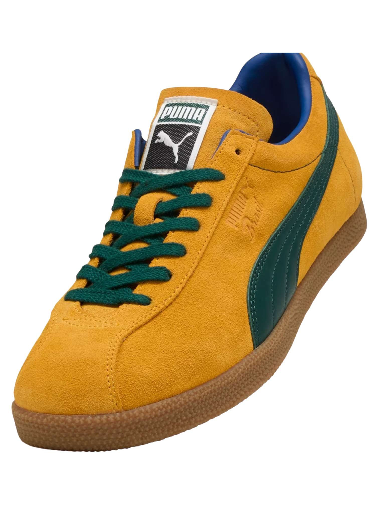 Puma Brasil sneakers in suede unisex - Tangerine-Dark Myrtle
