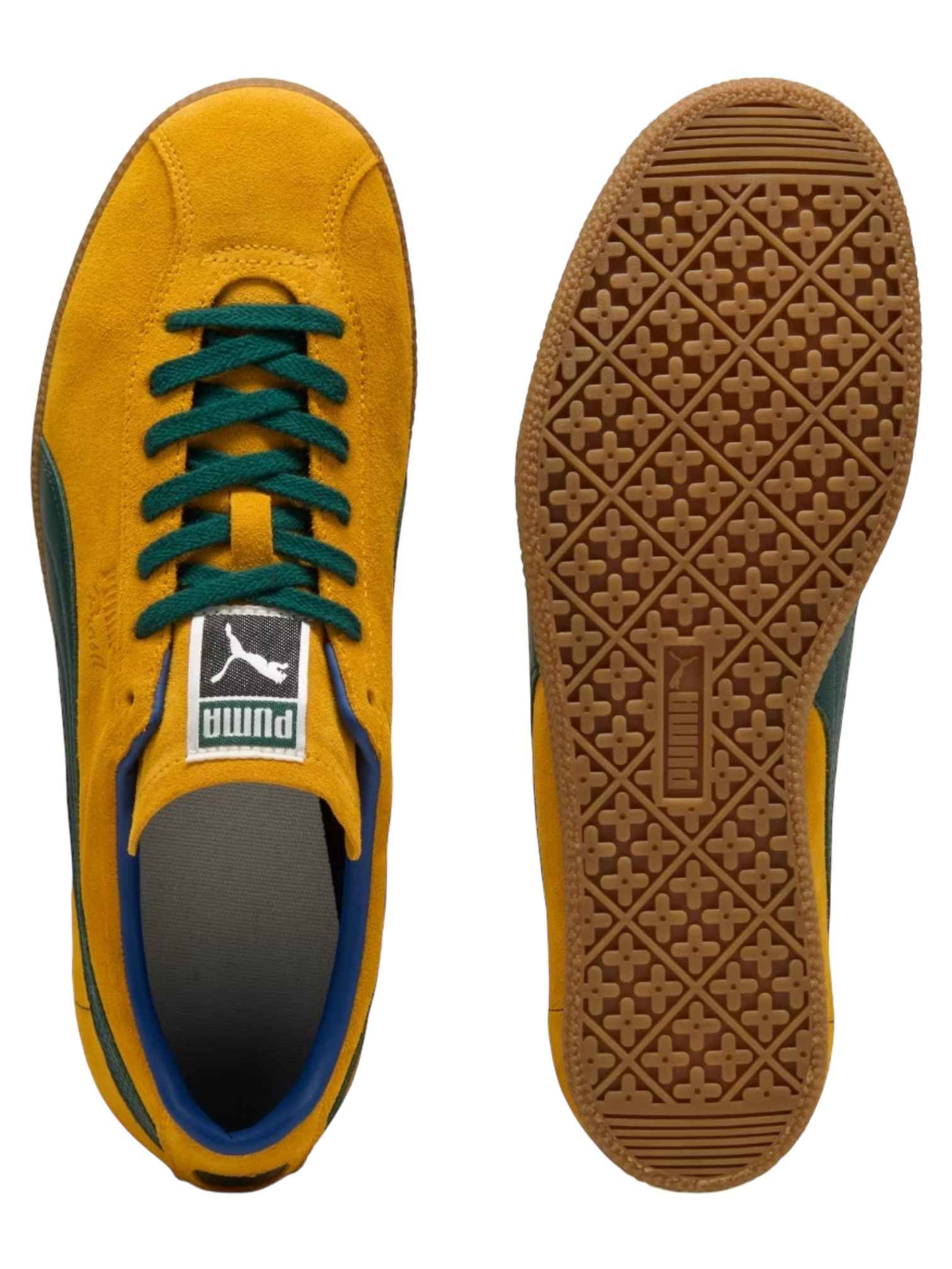 Puma Brasil sneakers in suede unisex - Tangerine-Dark Myrtle
