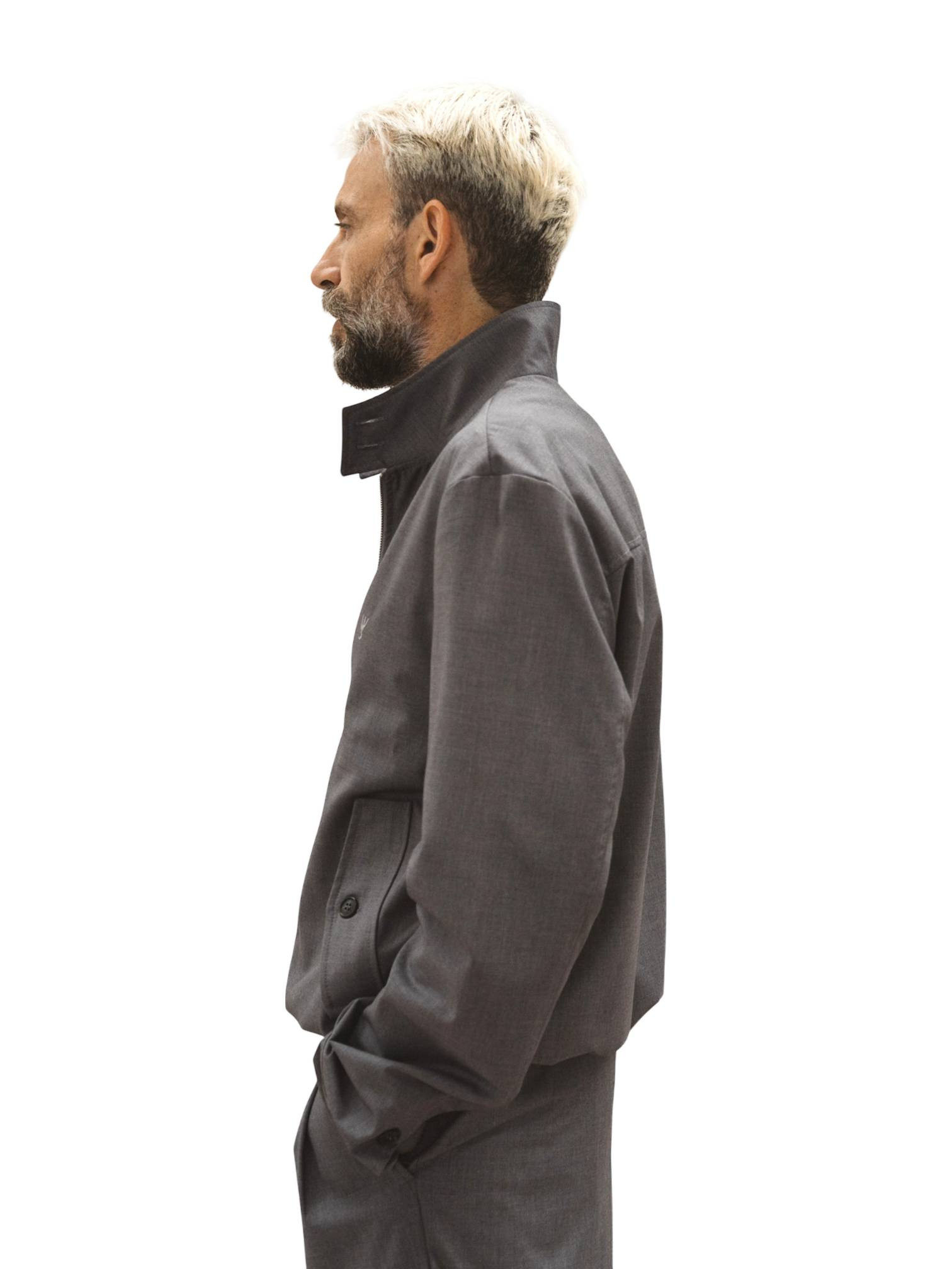 Wooden Birmingham jacket light jacket for men - anthracite