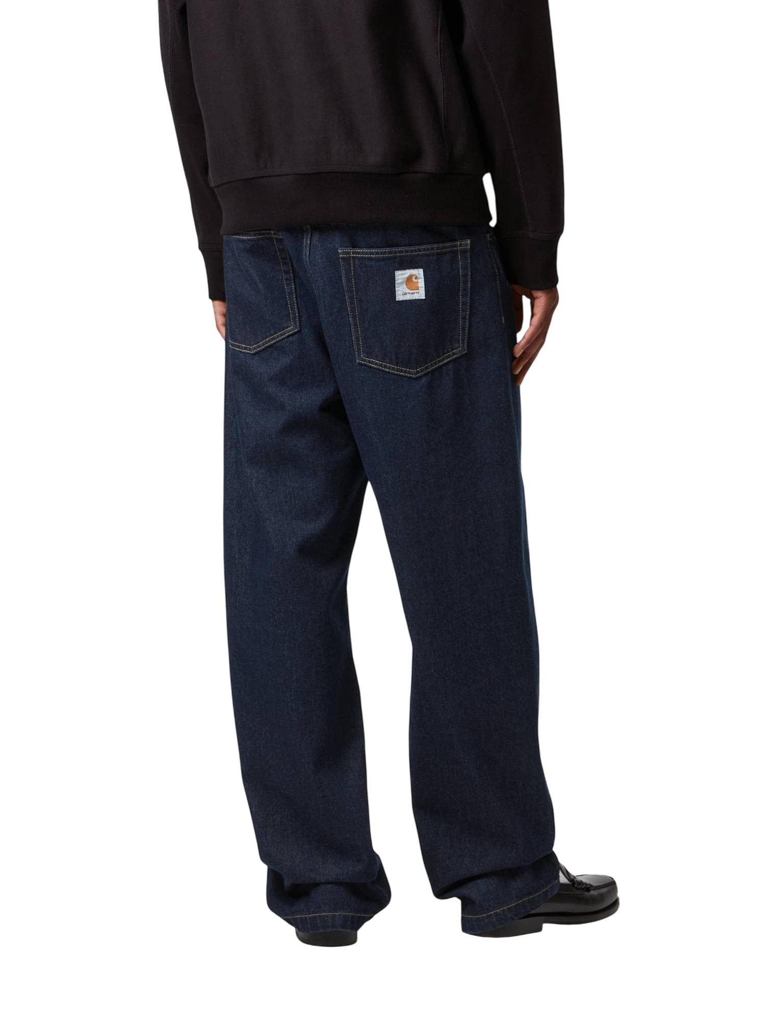 Carhartt Wip Pantalones Landon pantalones vaqueros pierna ancha - Azul enjuague