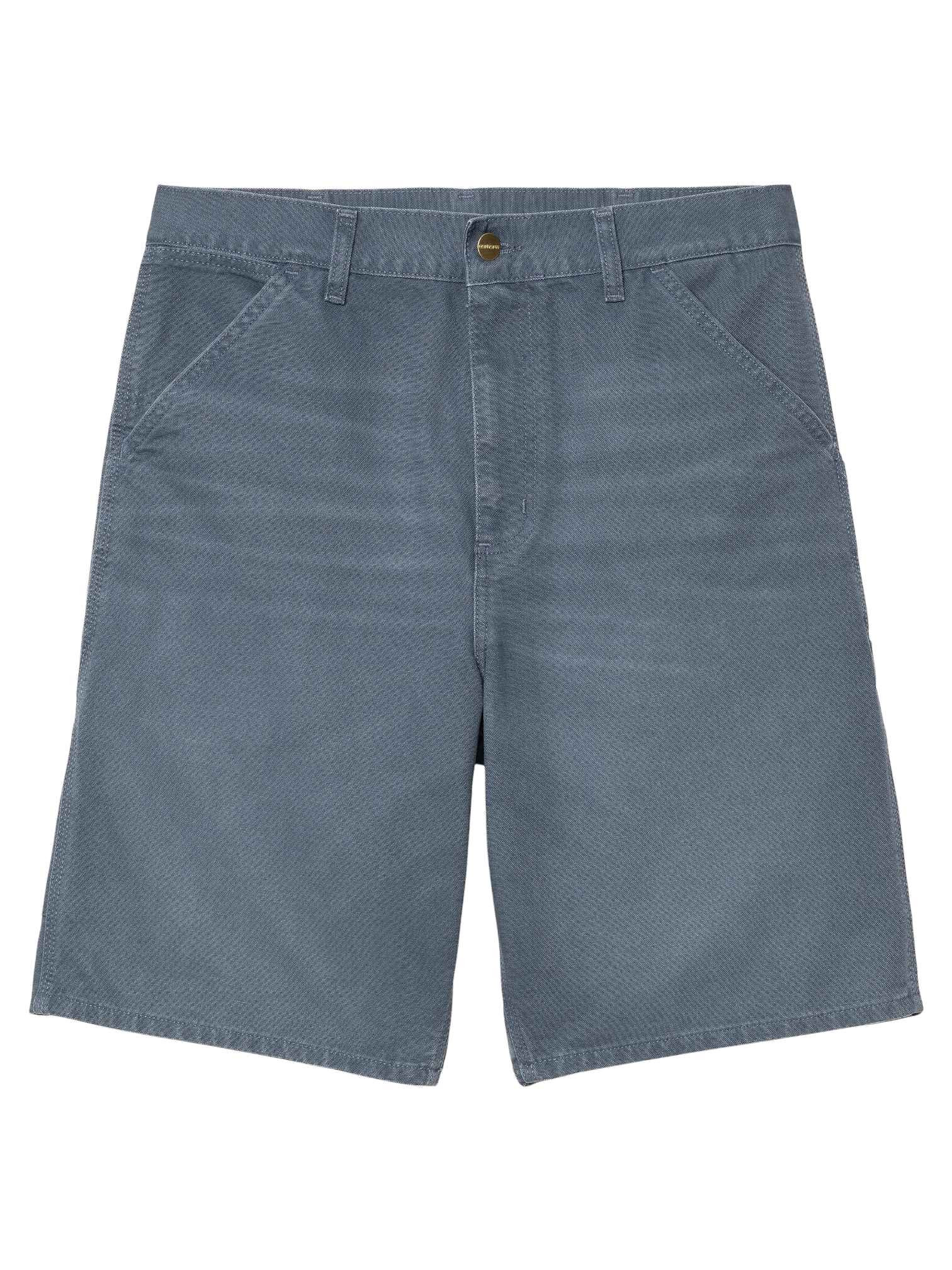 Carhartt Wip Pied court simple genou large en toile d'esclave - Dusky Blue pierre lavée