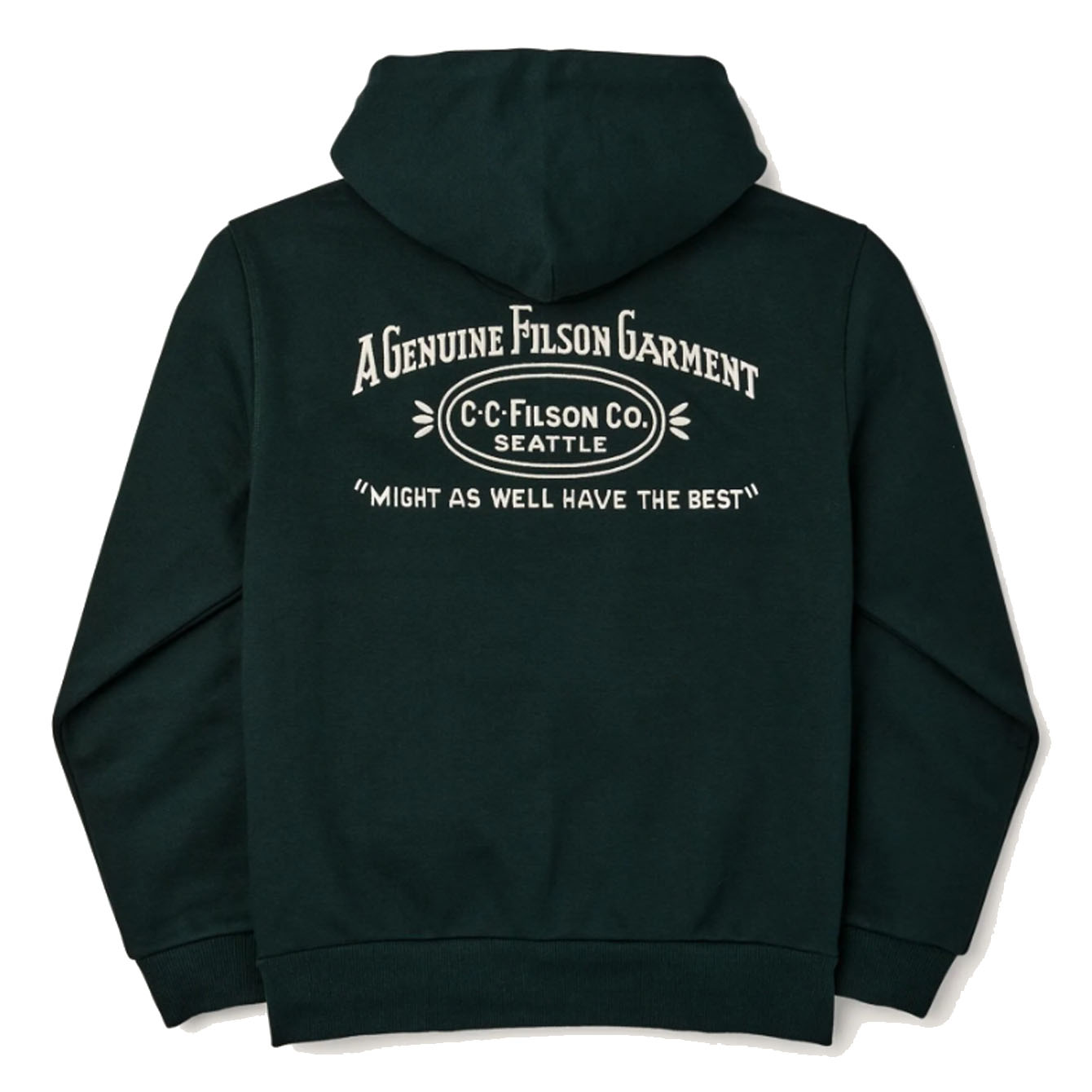 Filson - Prospector Embroidered Hoodie 320 Fir Oval FMF - Bild 5 von 6