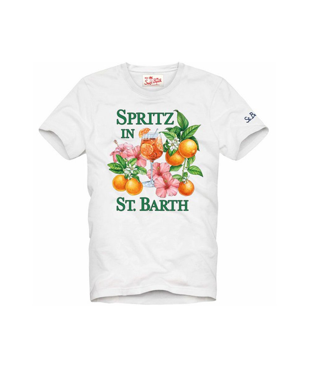 Saint Barth - Tshm001 Spritz Hour 01n 00423d TSHIRT MAN