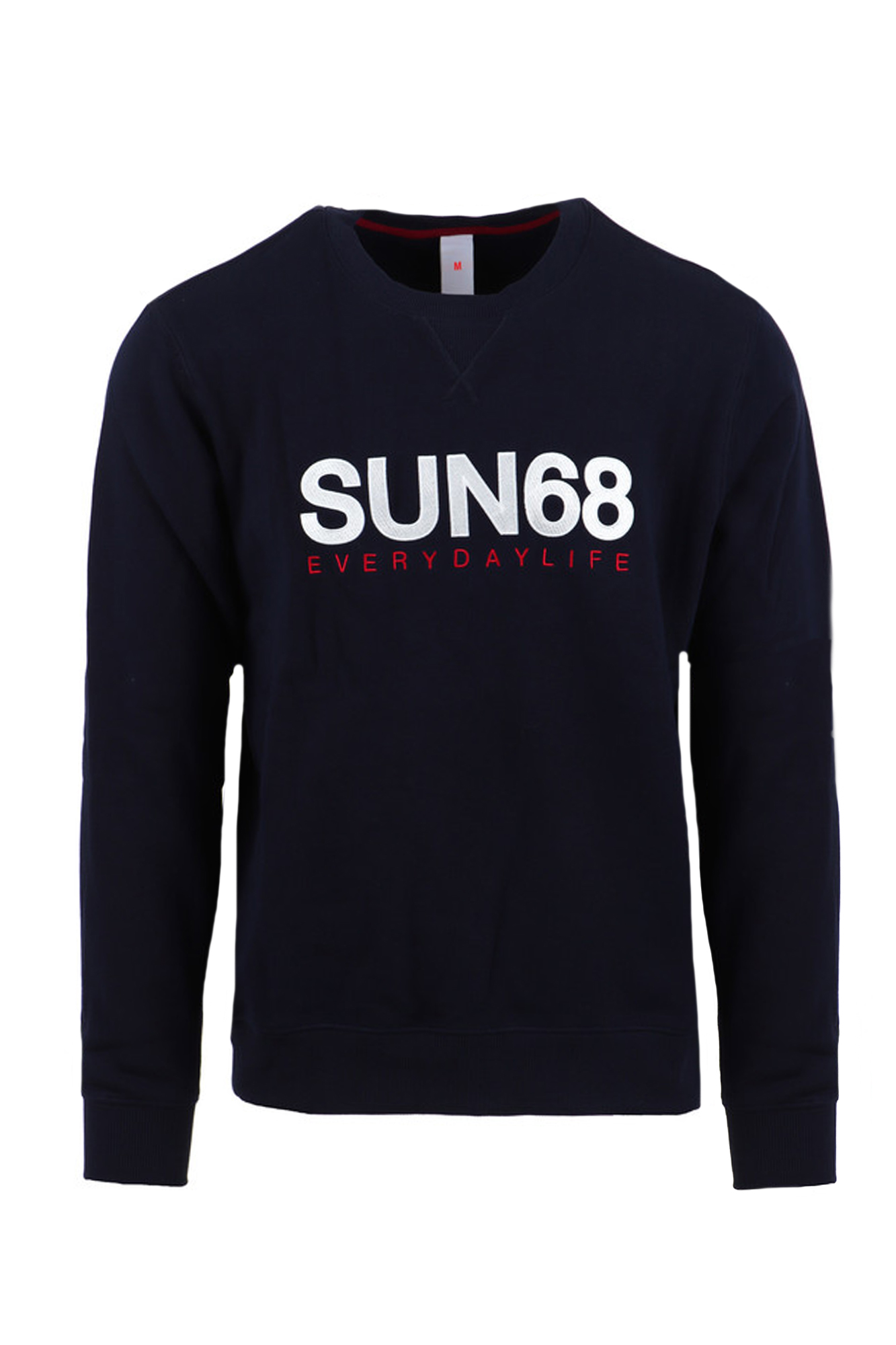 Herren Sweatshirt Sun68 F43115 Navy Blue - Bild 2 von 2