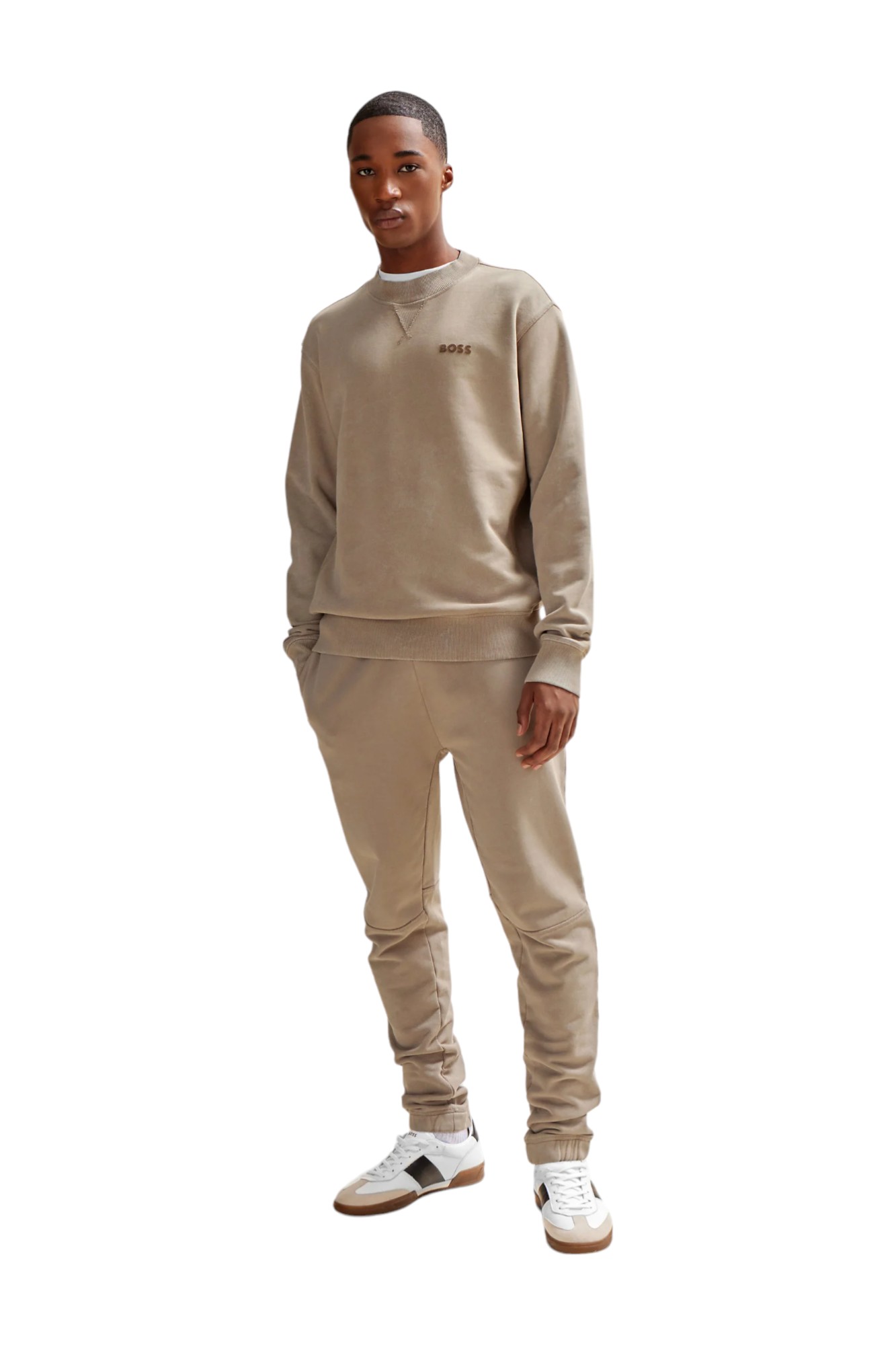 Boss Herren Sweatshirt 50505268 Open Brown - Bild 7 von 10