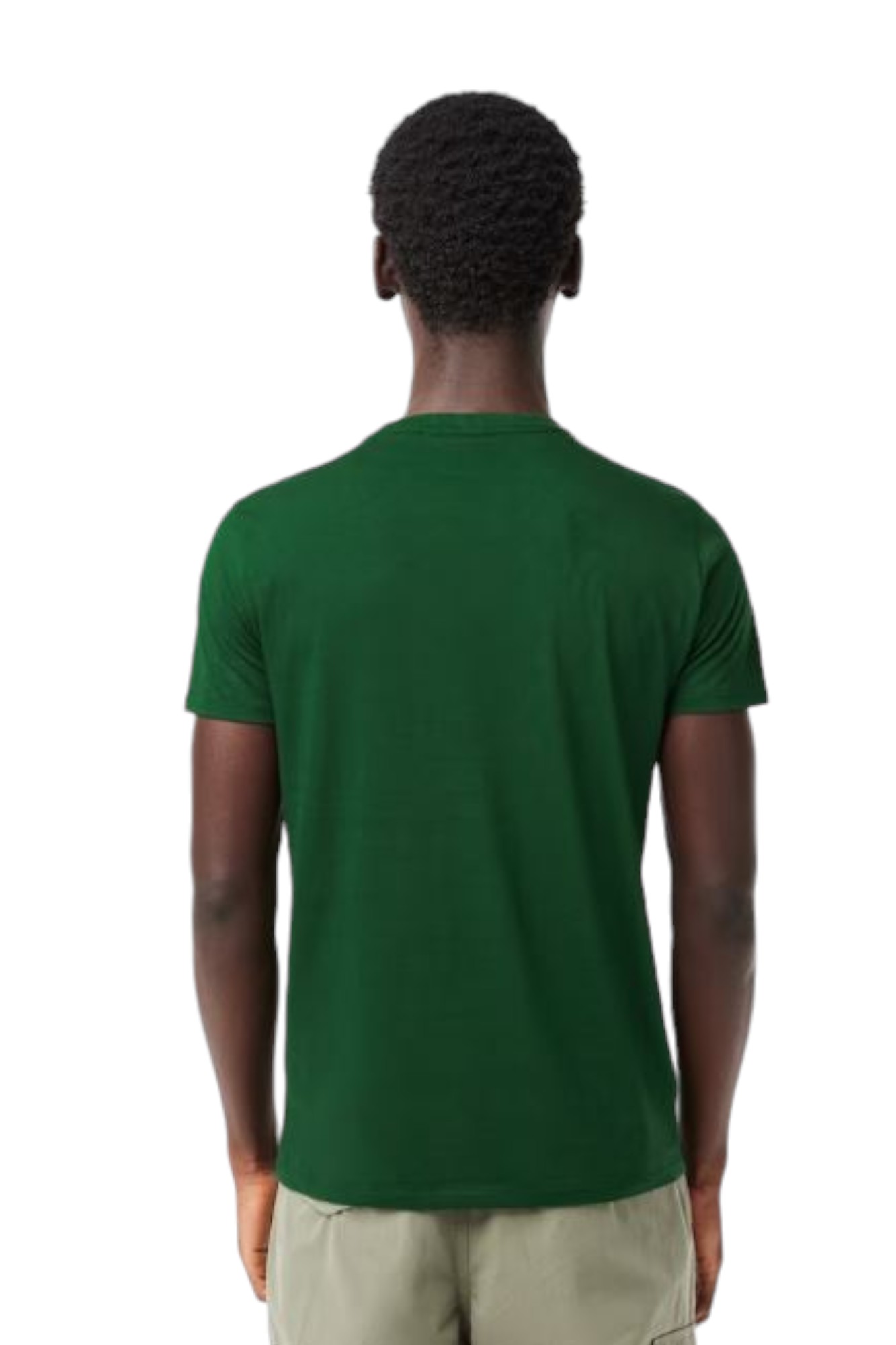 T-Shirt Uomo Lacoste TH6709 Verde - Imagen 9 de 10