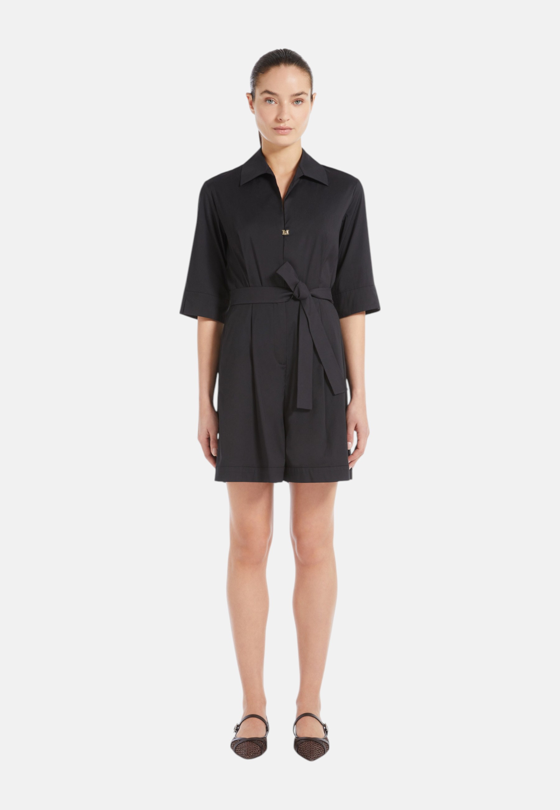 Salopette Donna Max Mara 2516241019 Nero - Imagen 8 de 10