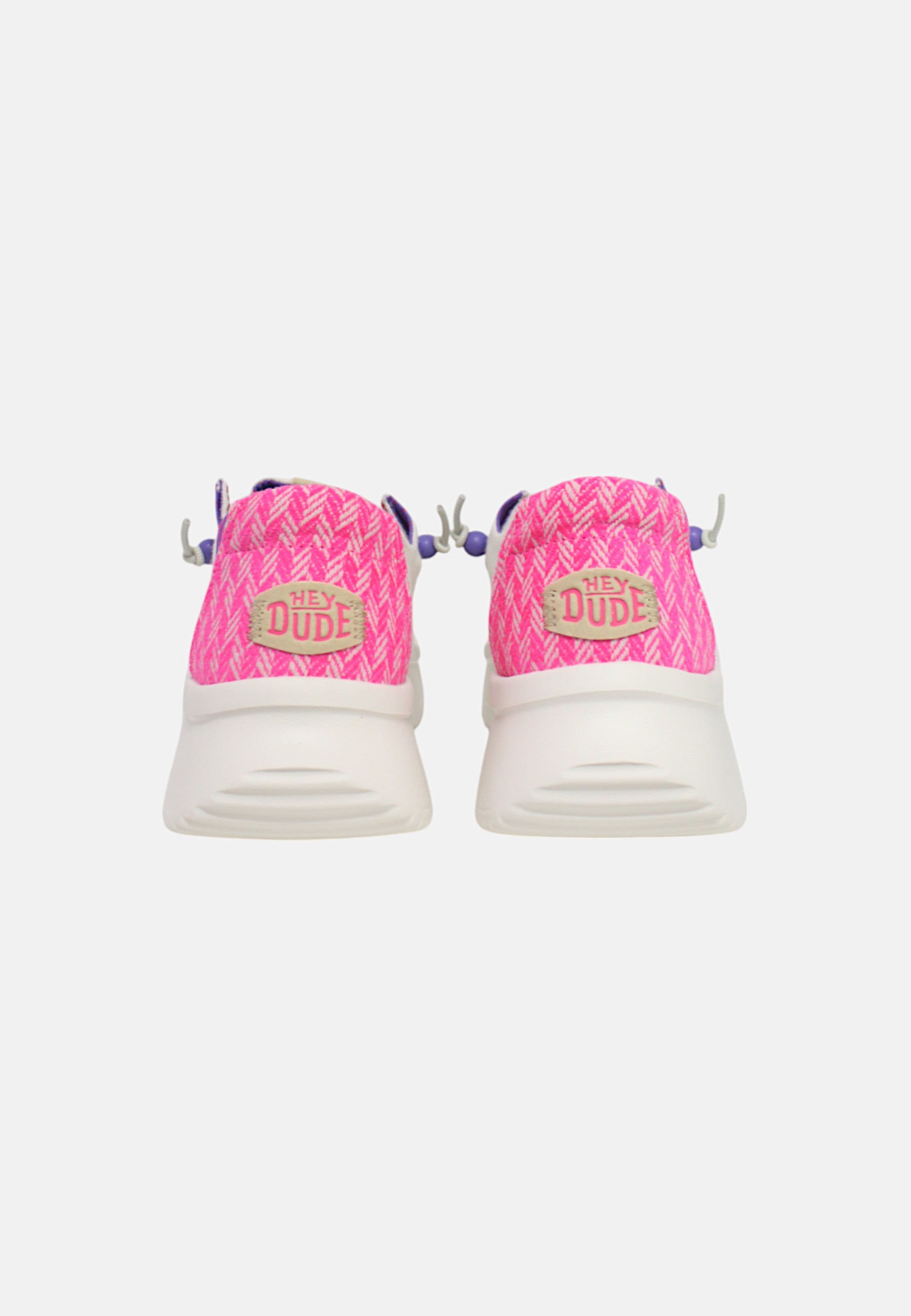 Mocassino Donna Hey Dude HD41946 White/pink - Imagen 8 de 10