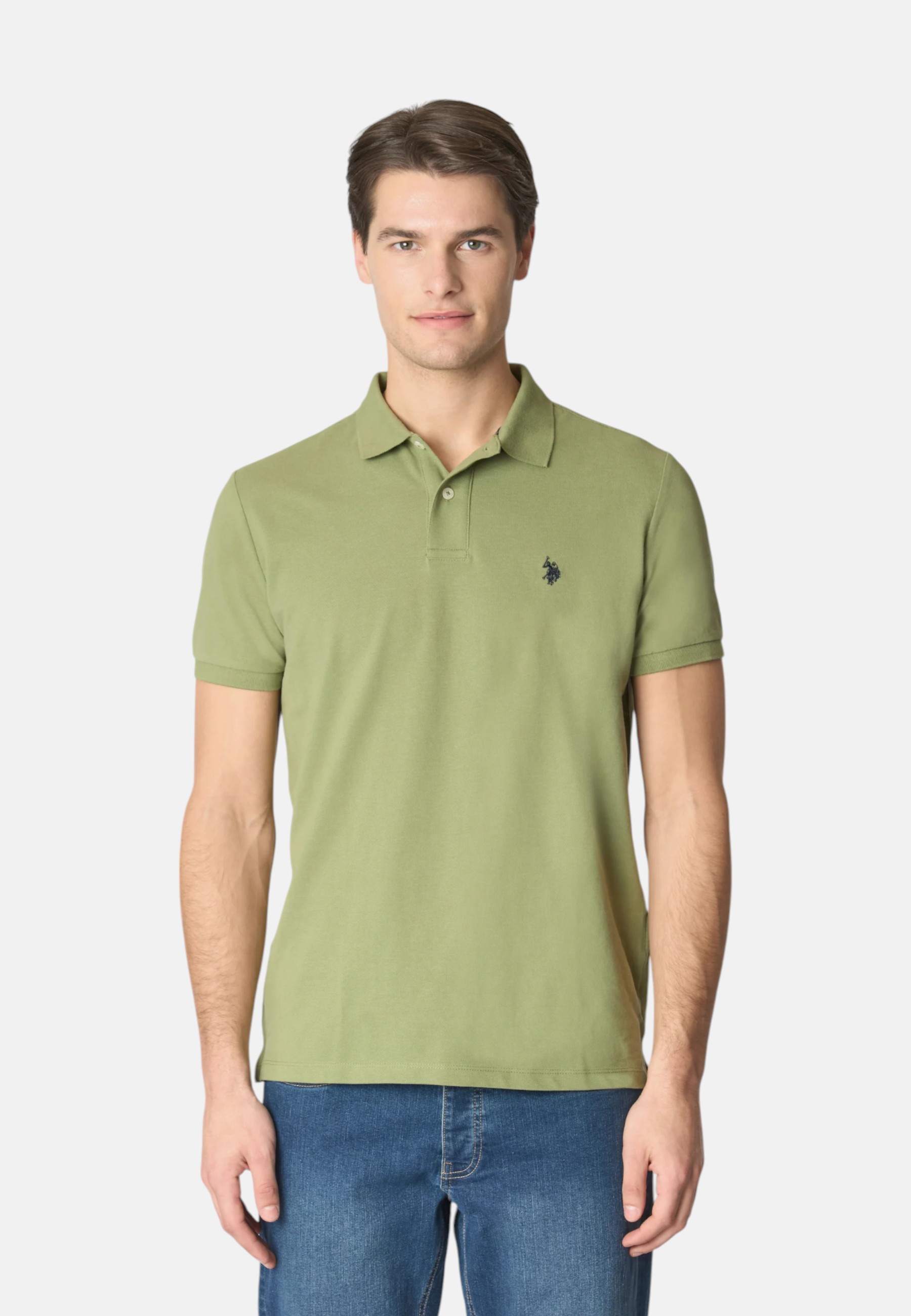 Polo Uomo US Polo Assn.US41197001011476R Verde oliva - Imagen 8 de 10