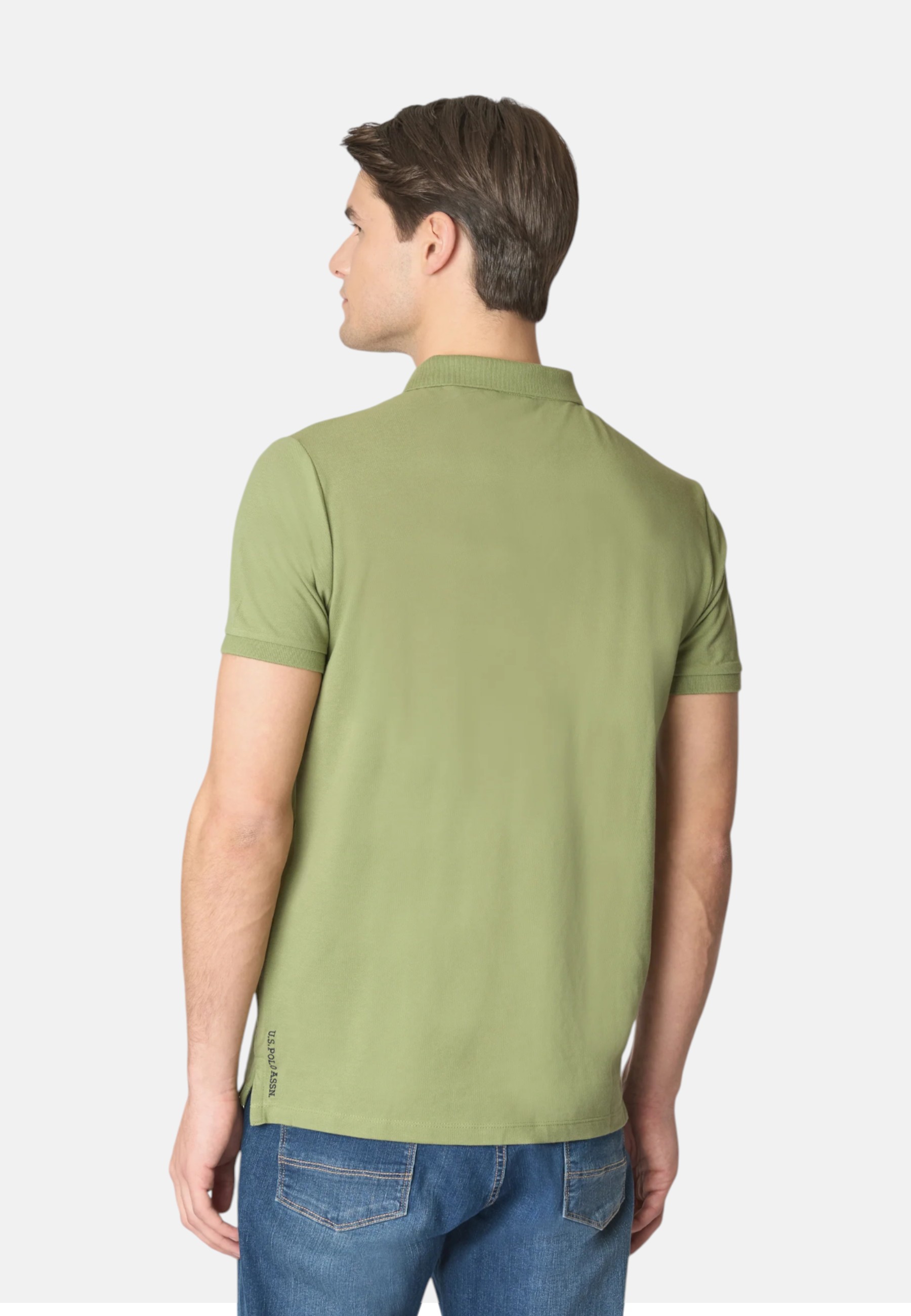 Polo Uomo US Polo Assn.US41197001011476R Verde oliva - Imagen 9 de 10