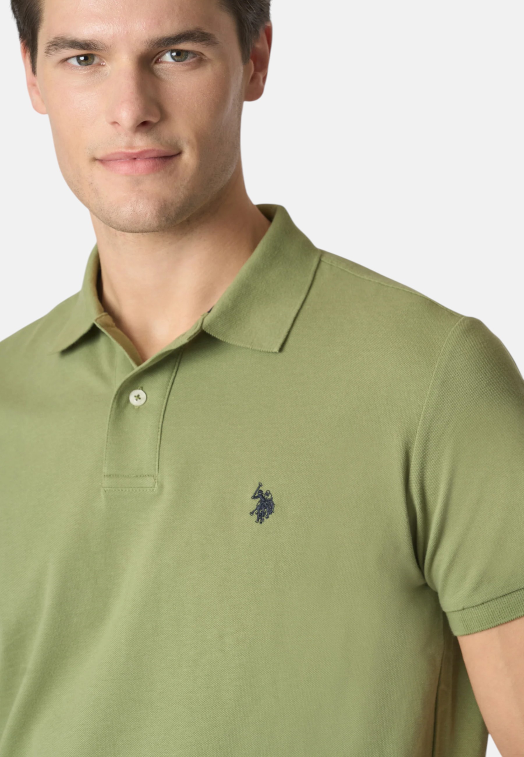 Polo Uomo US Polo Assn.US41197001011476R Verde oliva - Imagen 10 de 10