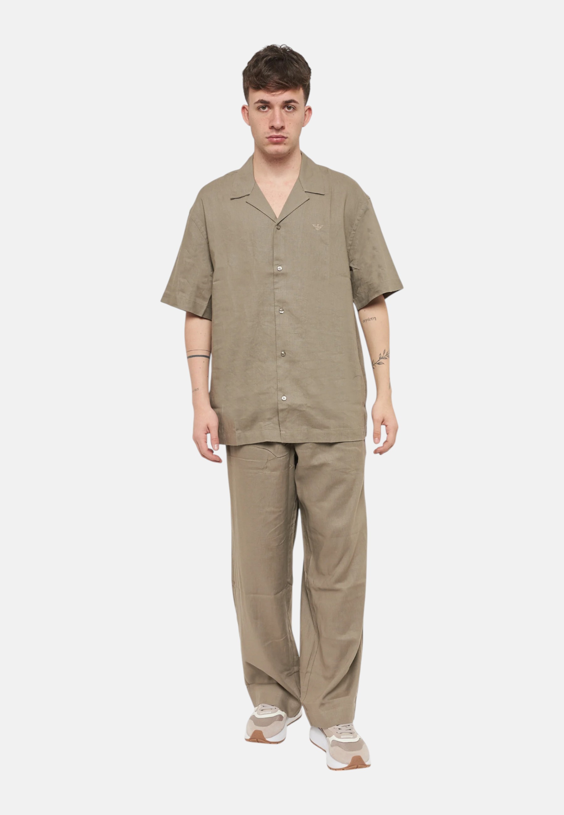 Pantalone Uomo Emporio Armani EM000586AF12356 Walnut - Imagen 8 de 12